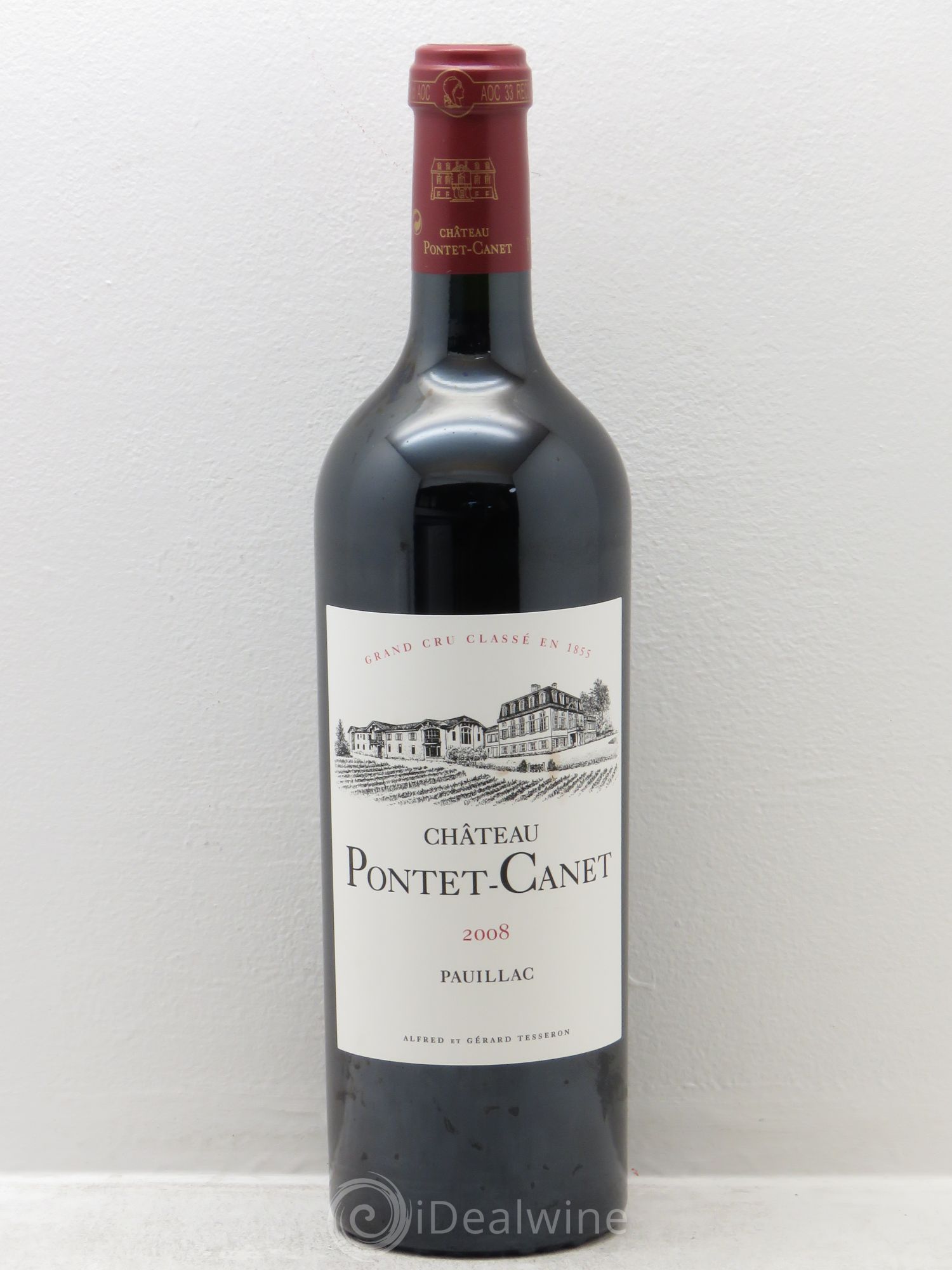 Château Pontet Canet 5ème Grand Cru Classé 2008 - Lot de 6 bouteilles - 0