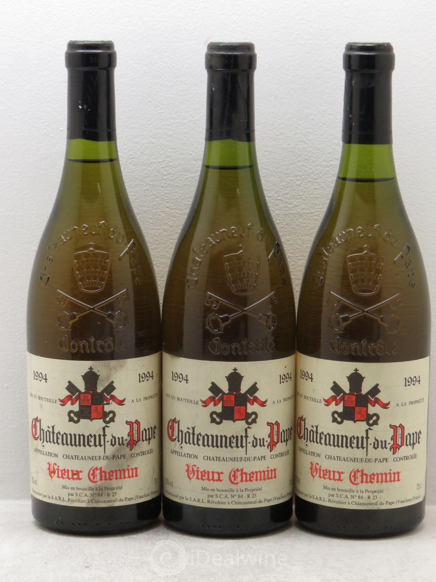 Châteauneuf-du-Pape Vieux Chemin 1994 - Posten von 3 Flaschen - 0