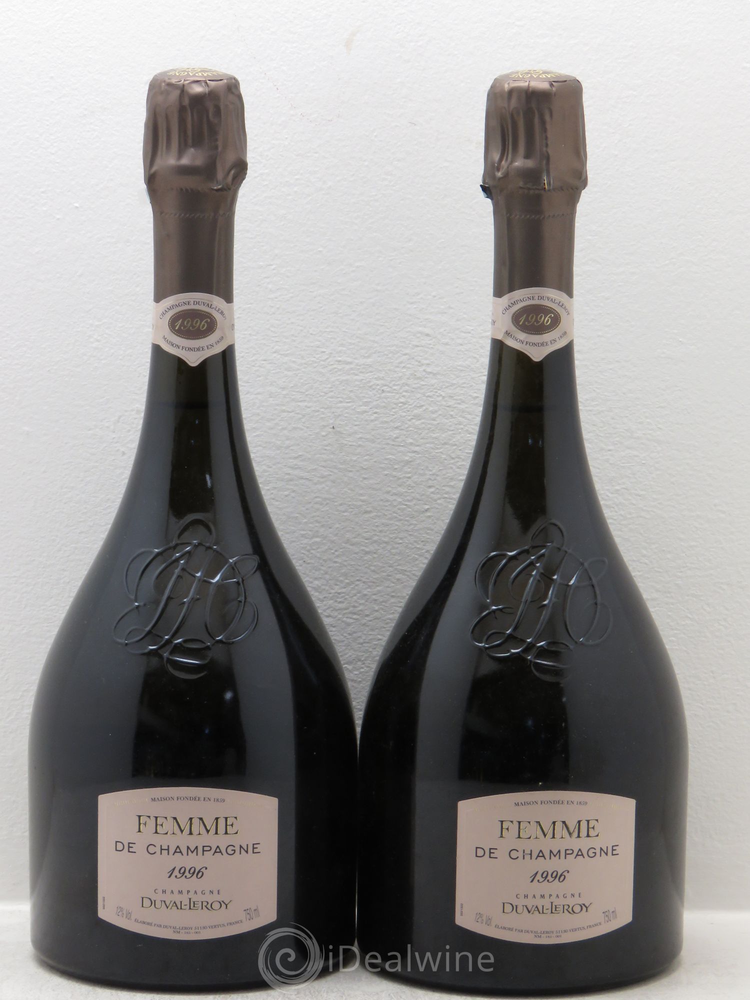 Champagne Femmes de Champagne Duval Leroy 1996 - Posten von 2 Flaschen - 0