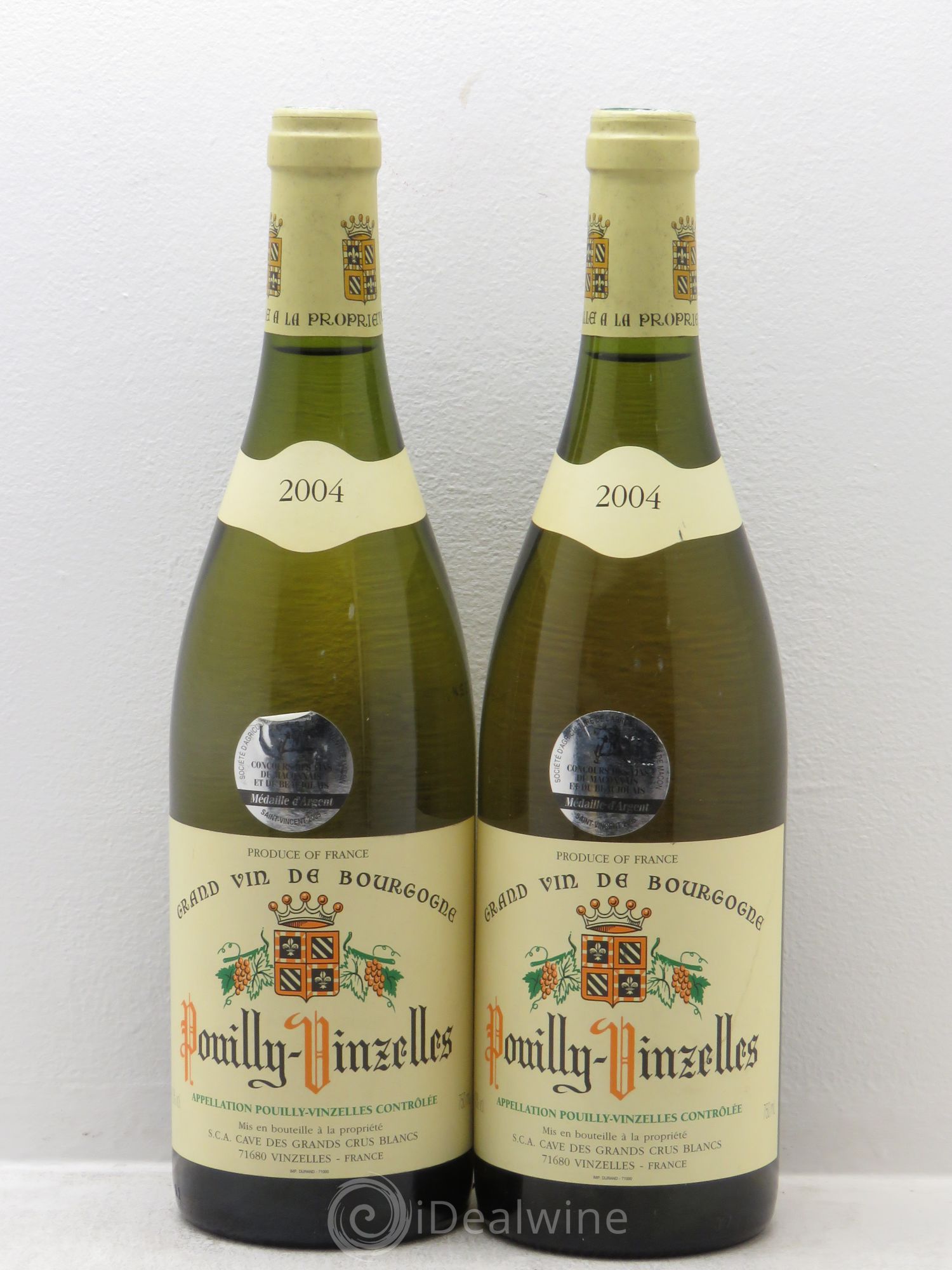Pouilly-Vinzelles Caves des Grands Crus 2004 - Posten von 2 Flaschen - 0