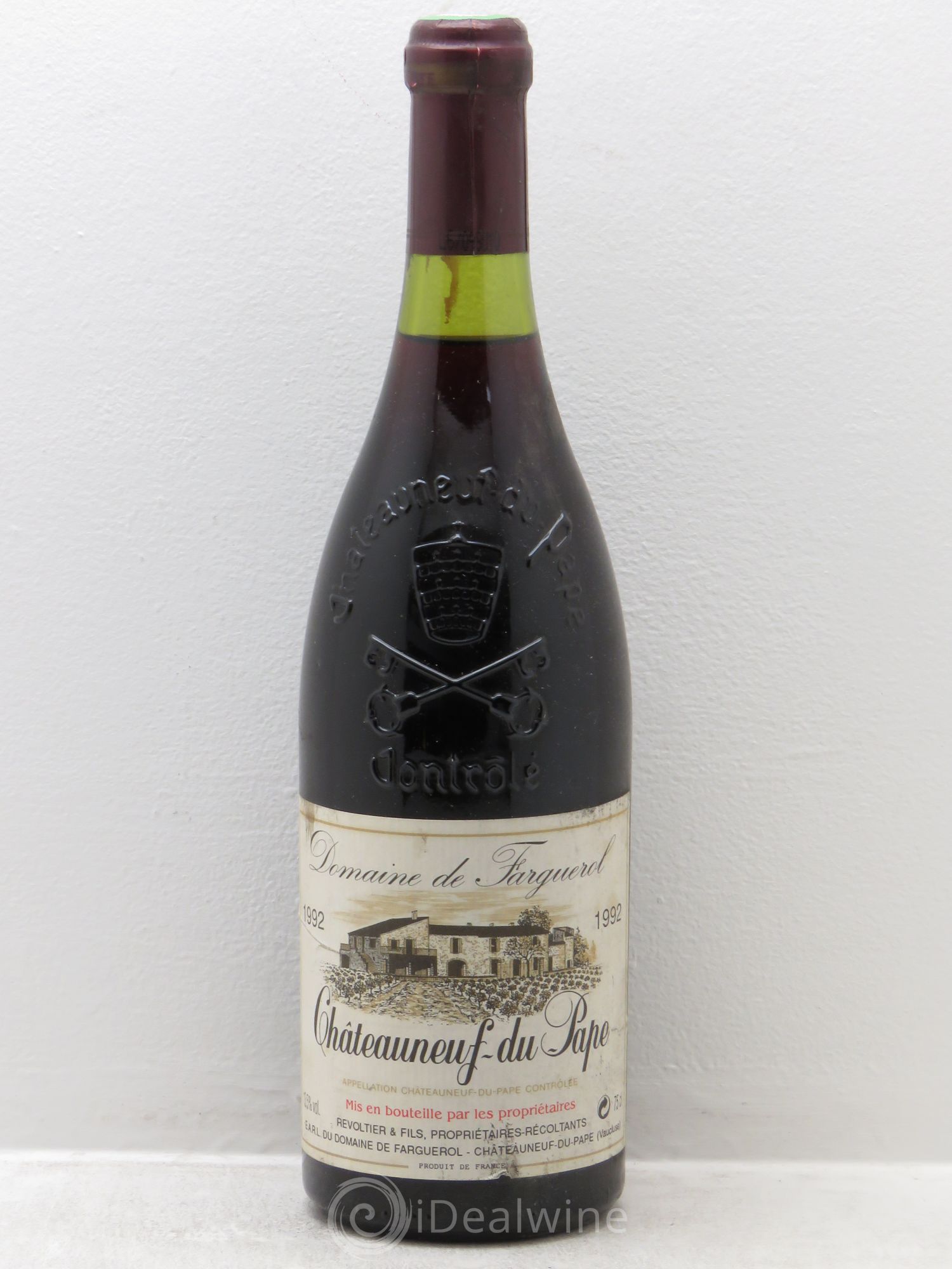Châteauneuf-du-Pape Farguerol 1992 - Lot de 1 bouteille - 0