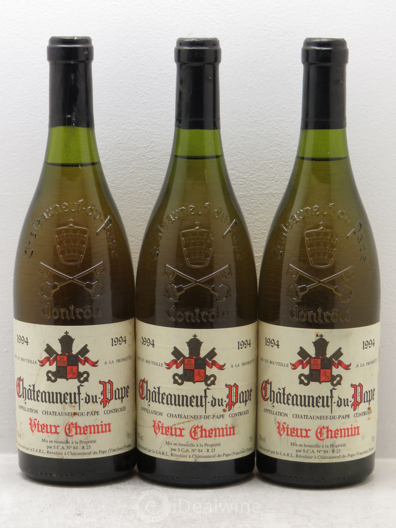 Châteauneuf-du-Pape Vieux Chemin (sans prix de réserve) 1994 - Posten von 3 Flaschen - 0