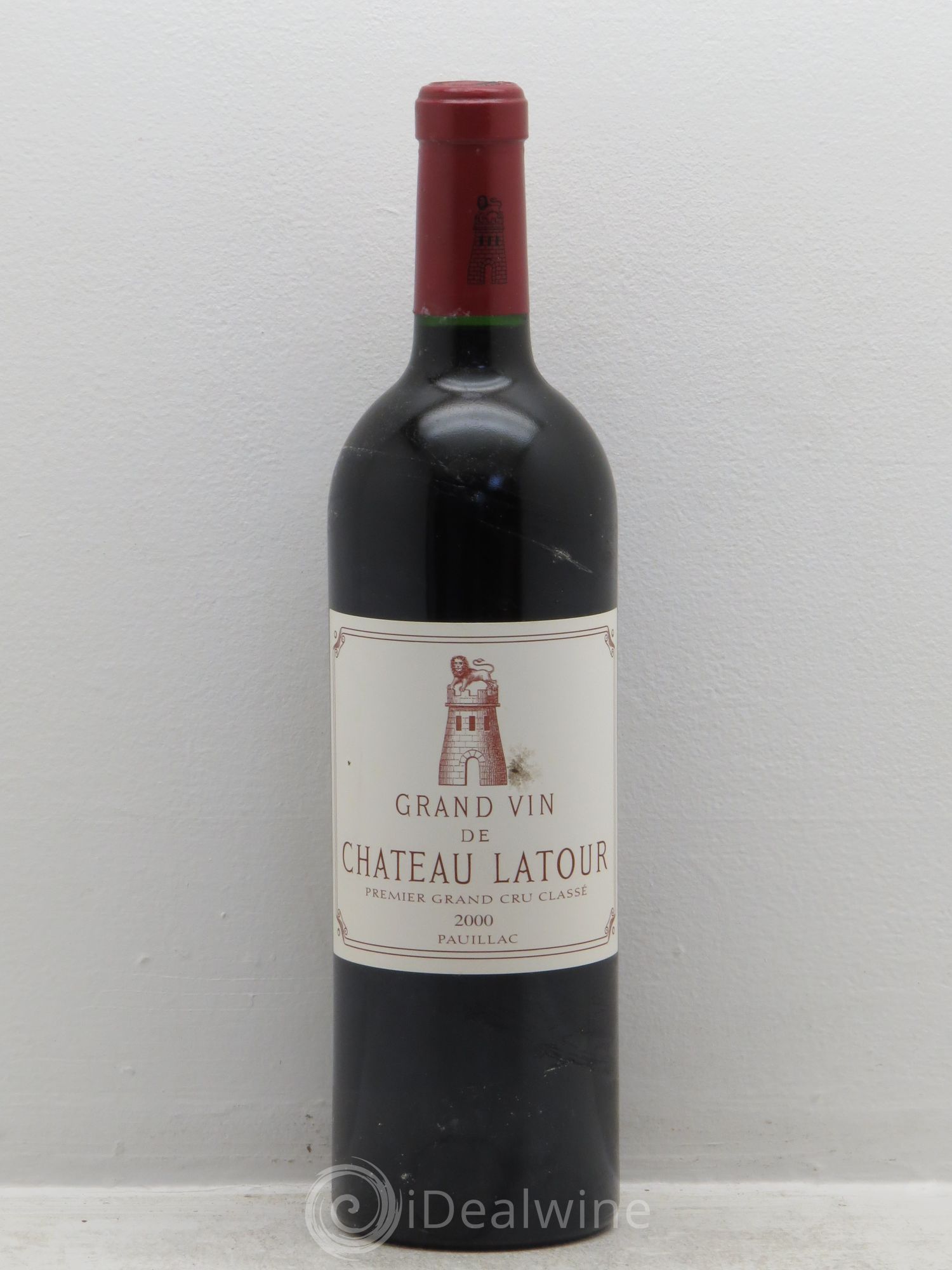 Château Latour 1er Grand Cru Classé 2000 - Lot de 1 bouteille - 0