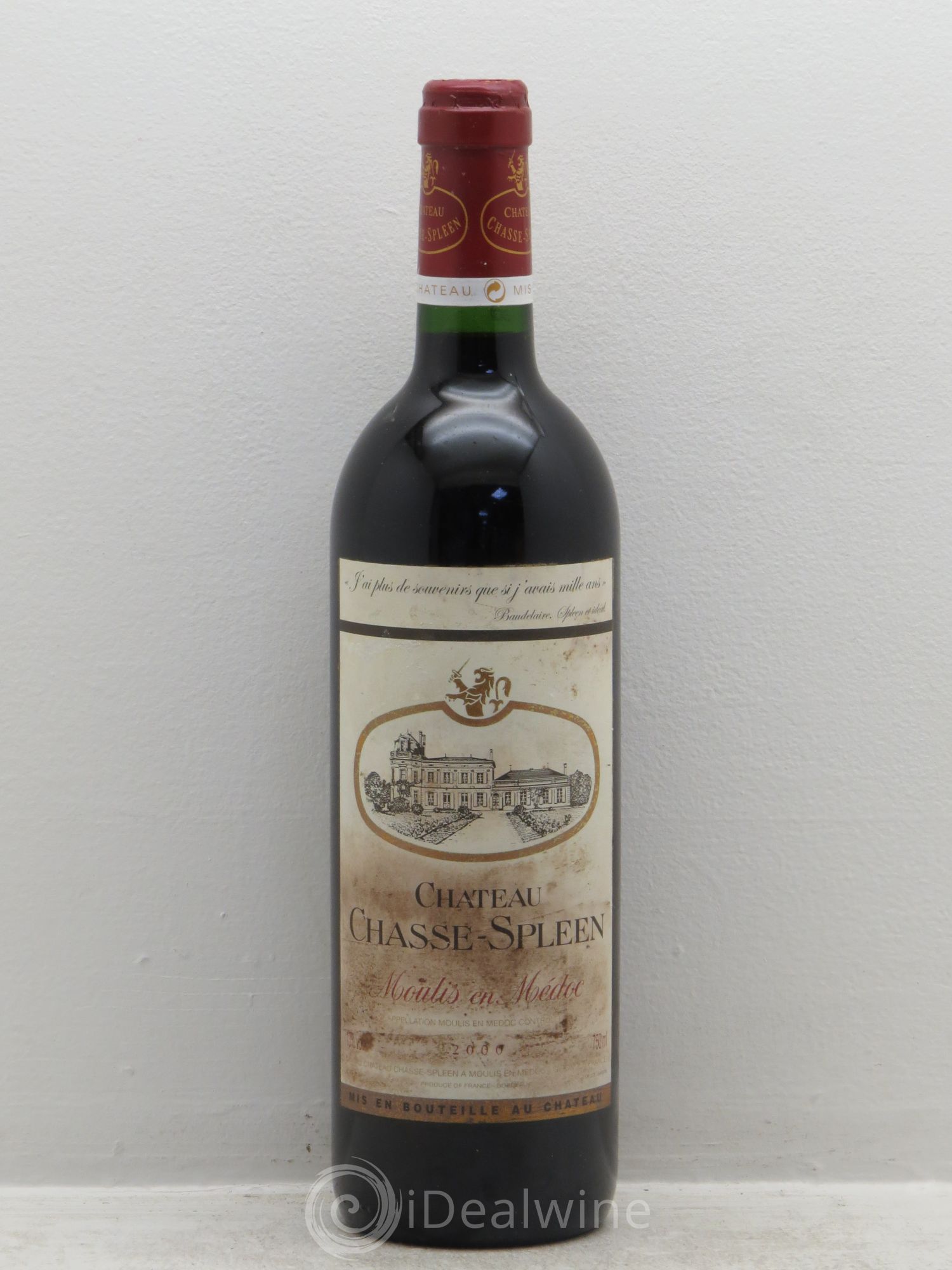 Château Chasse Spleen 2000 - Lot de 6 bouteilles - 0