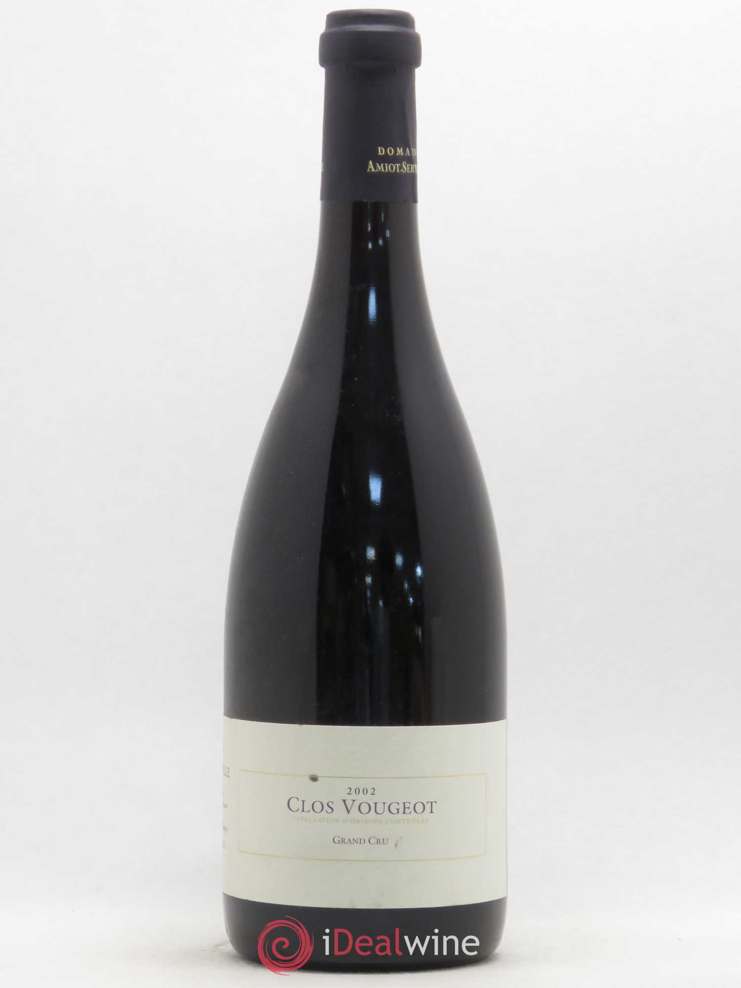 Clos de Vougeot Grand Cru Amiot-Servelle (sans prix de réserve) 2002 - Lot de 1 bouteille - 0