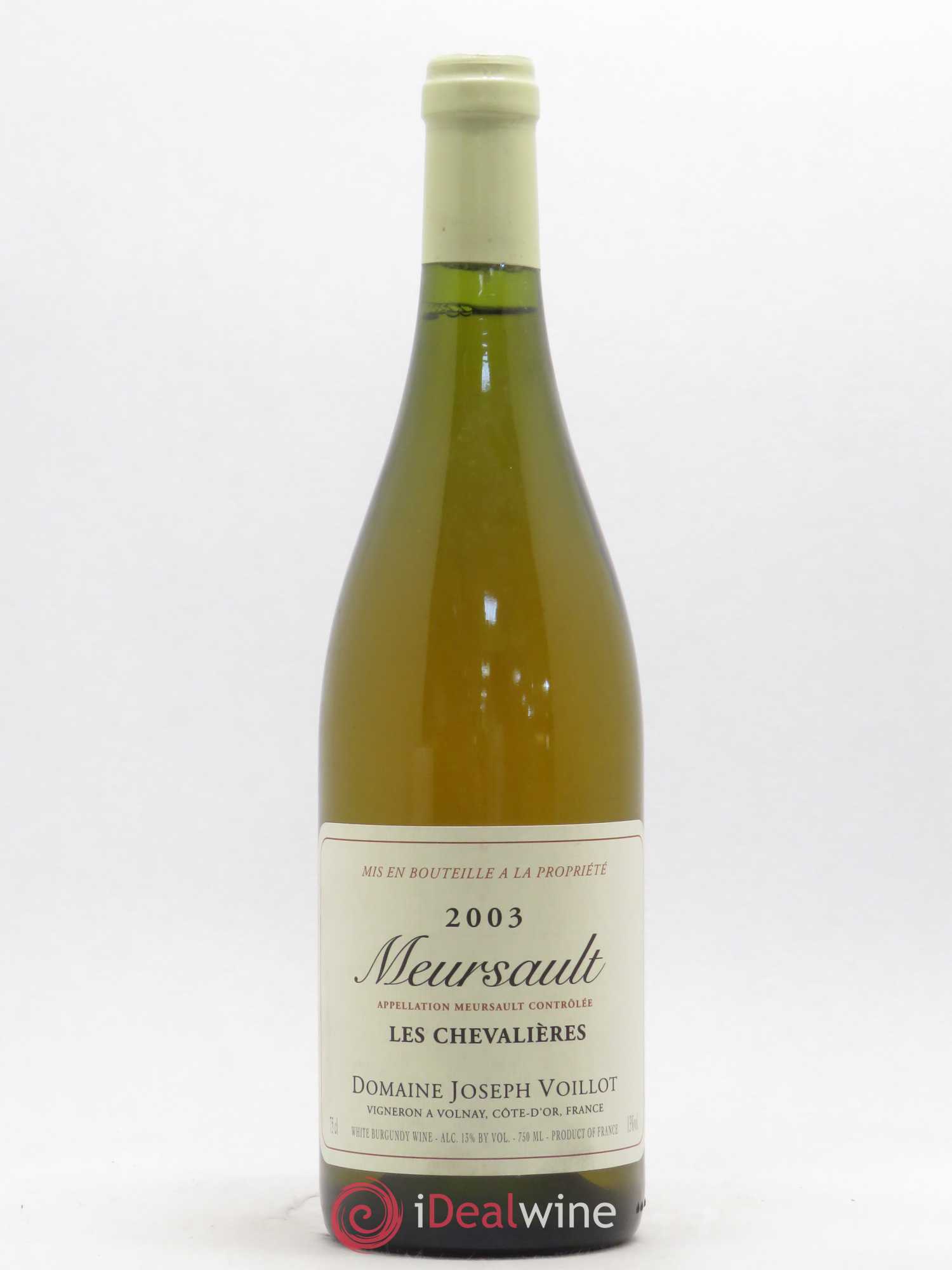 Meursault Les Chevalières Domaine Joseph Voillot (sans prix de réserve) 2003 - Posten von 1 Flasche - 0