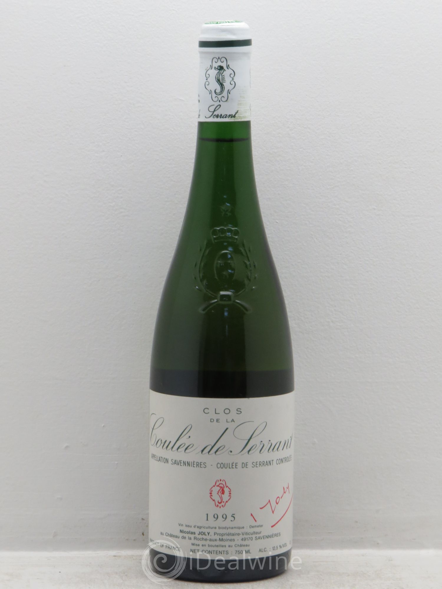Savennières Clos de la Coulée de Serrant Vignobles de la Coulée de Serrant - Nicolas Joly 1995 - Lot de 1 bouteille - 0