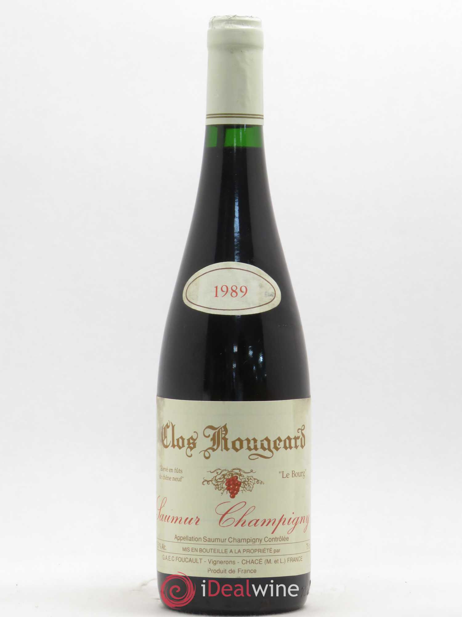 Saumur-Champigny Le Bourg Clos Rougeard 1989 - Lot de 1 bouteille - 0