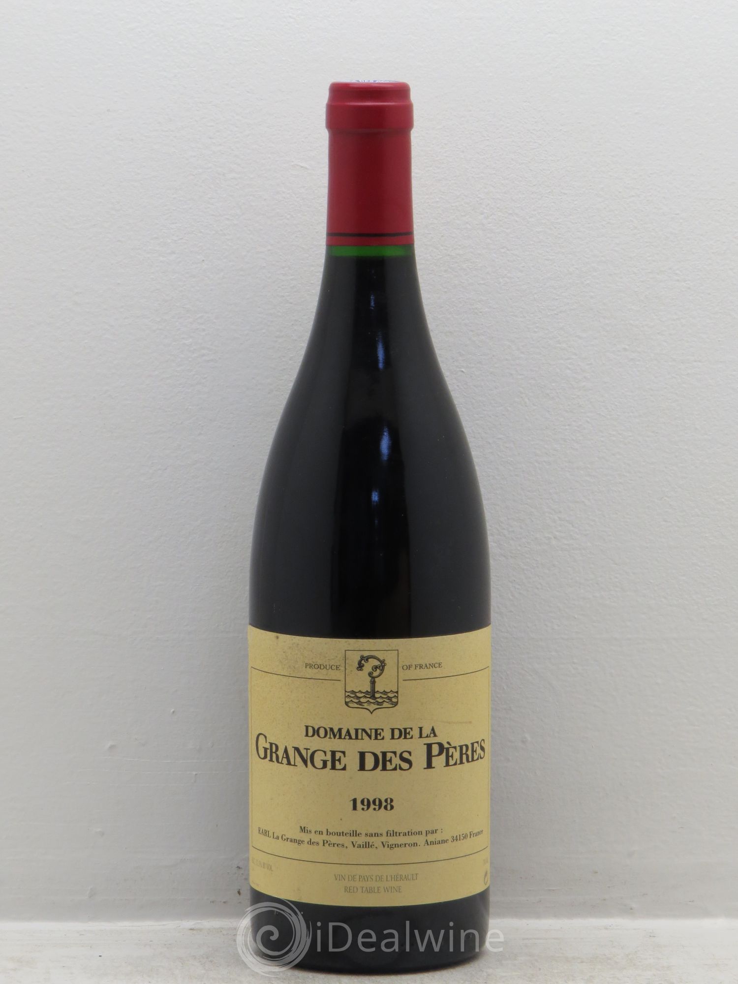 Pays d'Hérault Grange des Pères Laurent Vaillé 1998 - Lot de 1 bouteille - 0