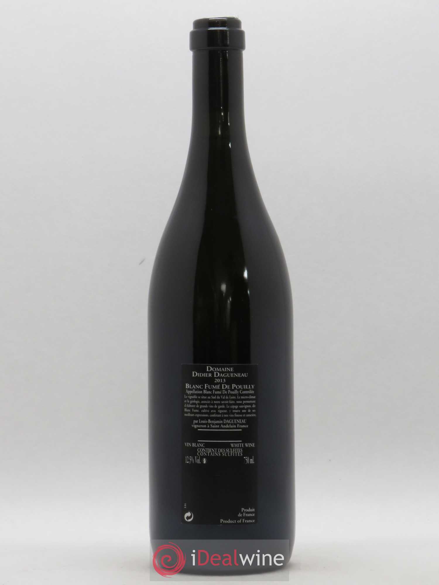 Vin de France (anciennement Pouilly-Fumé) Silex Dagueneau (Domaine Didier - Louis-Benjamin) 2013 - Lot de 1 bouteille - 1