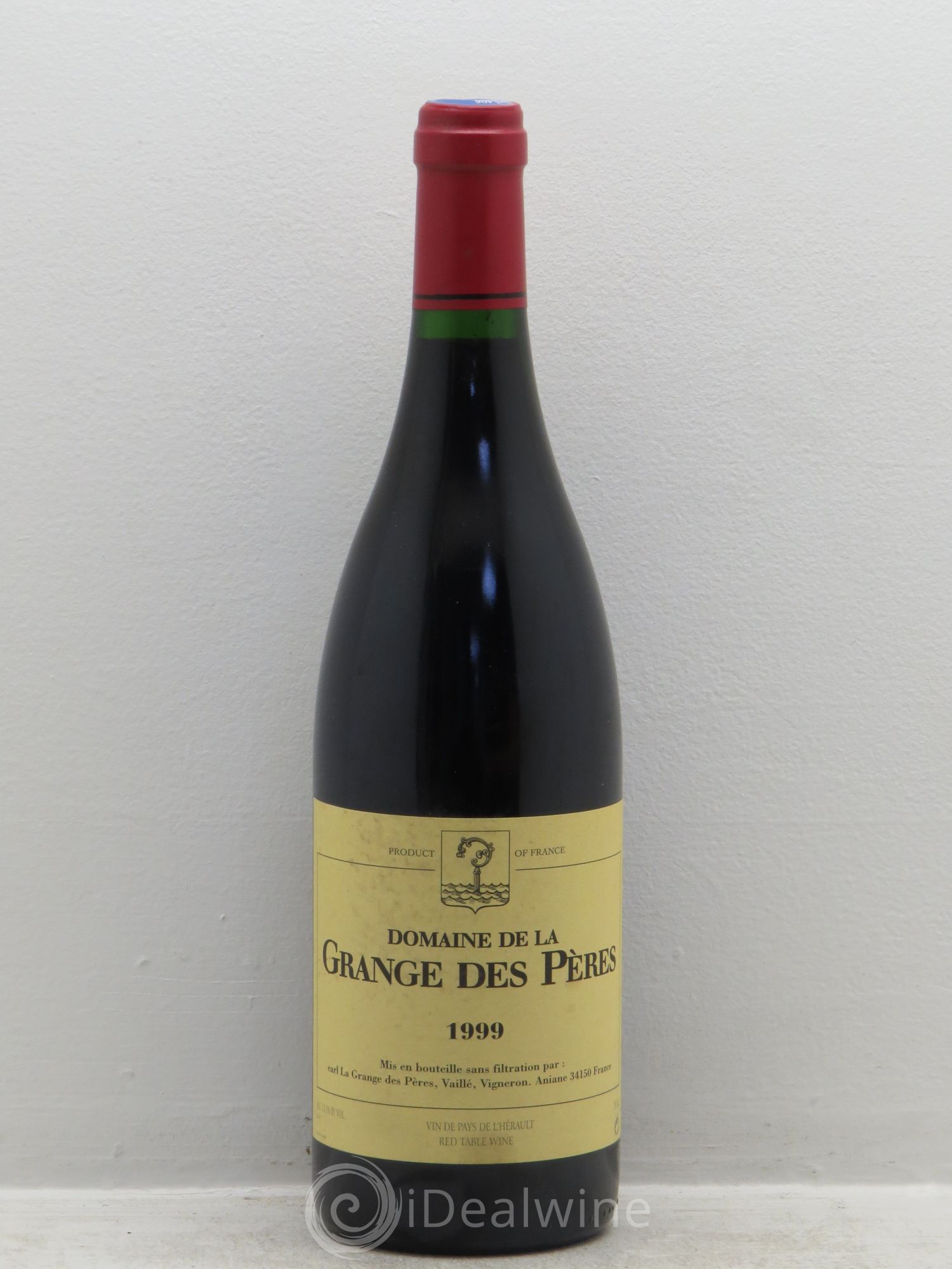 Pays d'Hérault Grange des Pères Laurent Vaillé 1999 - Lot de 1 bouteille - 0