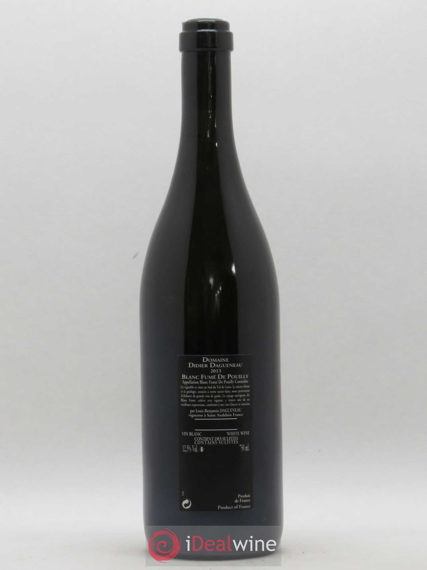 Vin de France (anciennement Pouilly-Fumé) Silex Dagueneau (Domaine Didier - Louis-Benjamin) 2013 - Lot de 1 bouteille - 1
