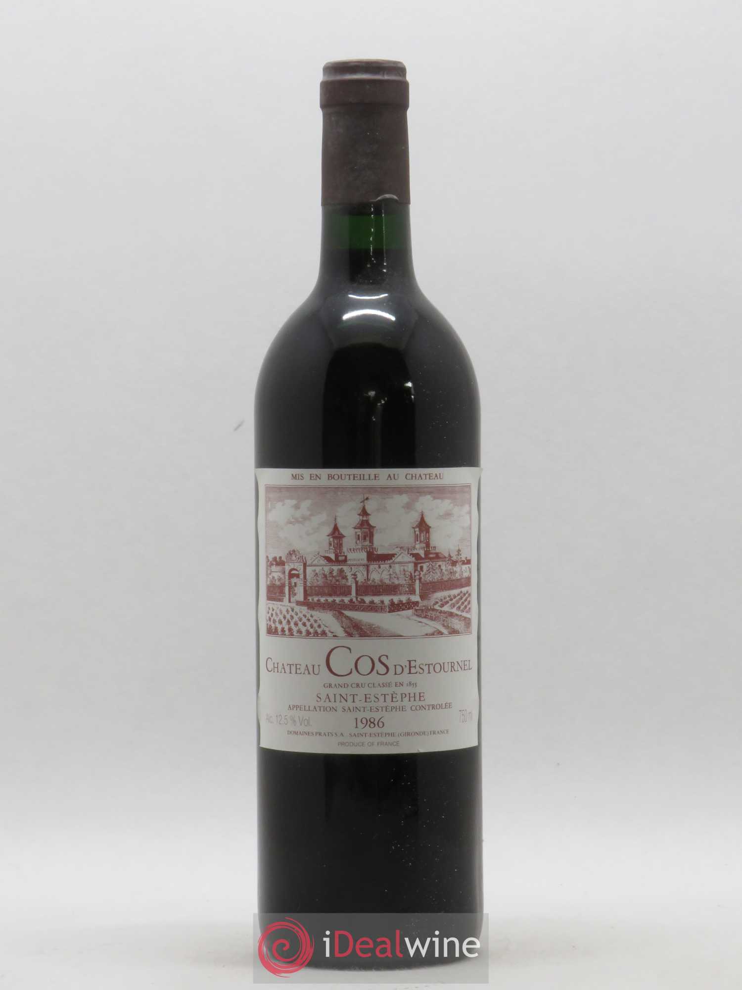 Cos d'Estournel 2ème Grand Cru Classé 1986 - Lot de 1 bouteille - 0
