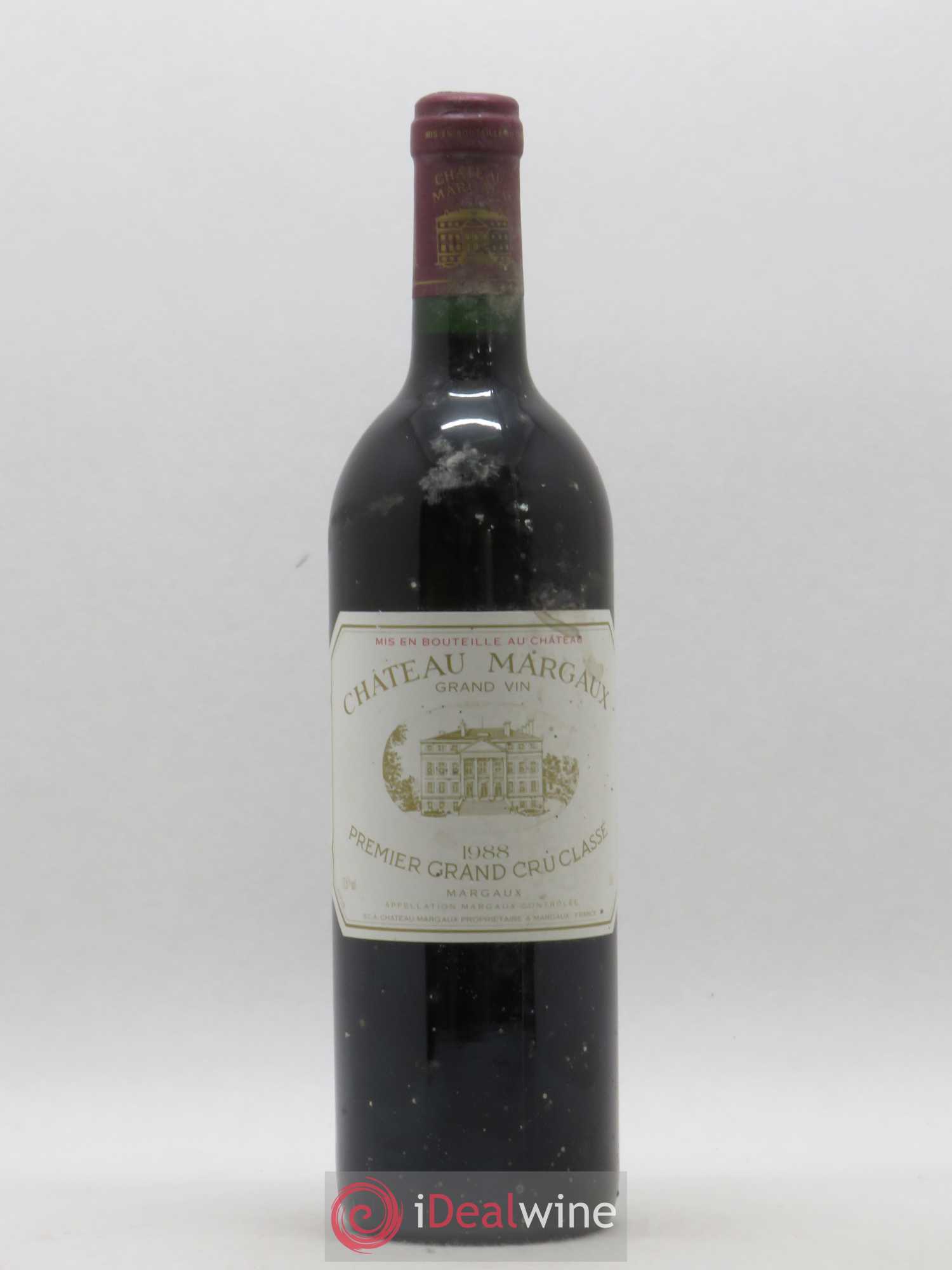 Château Margaux 1er Grand Cru Classé 1988 - Lot de 1 bouteille - 0