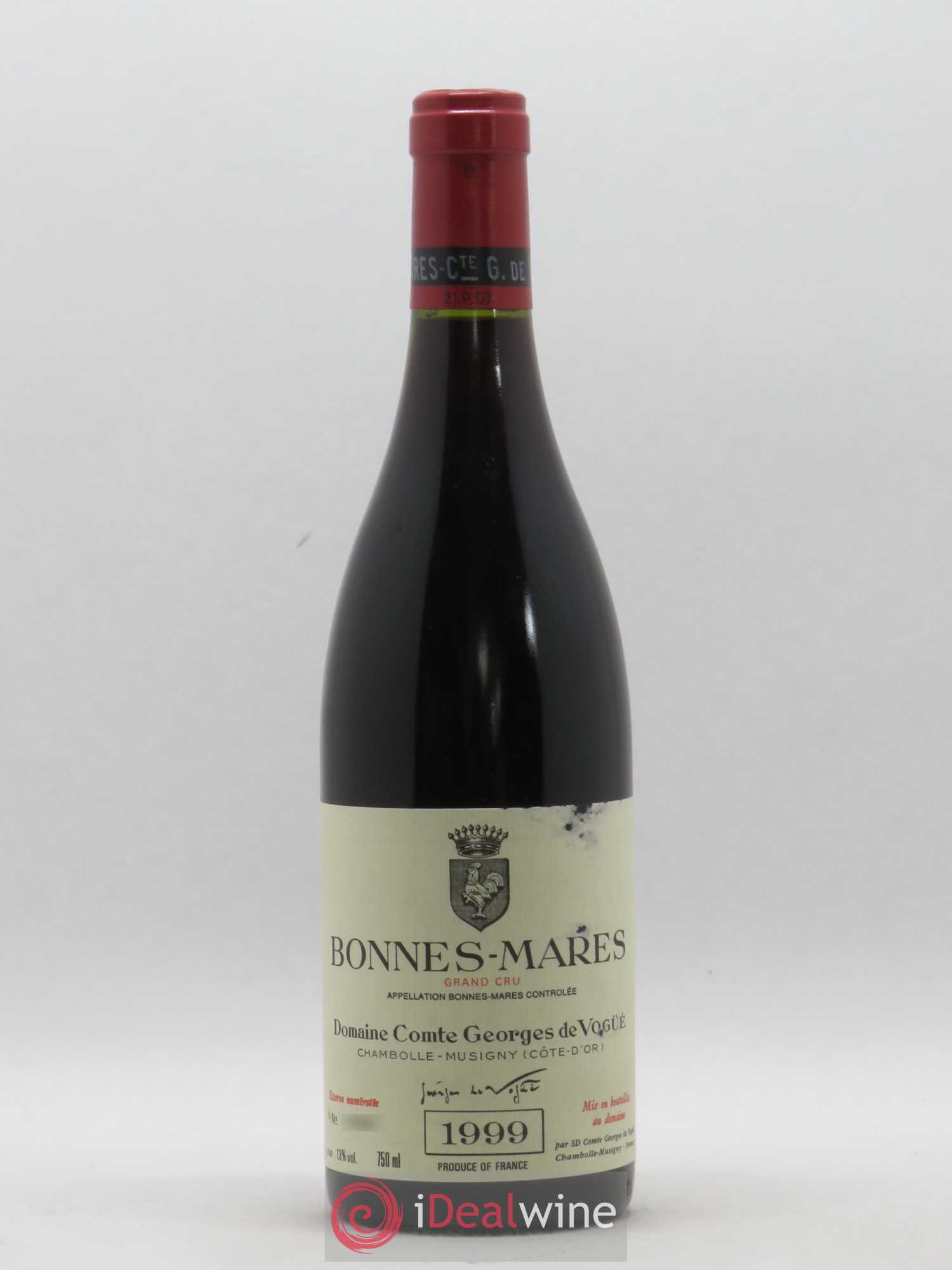Bonnes-Mares Grand Cru Comte Georges de Vogüé 1999 - Lot de 1 bouteille - 0