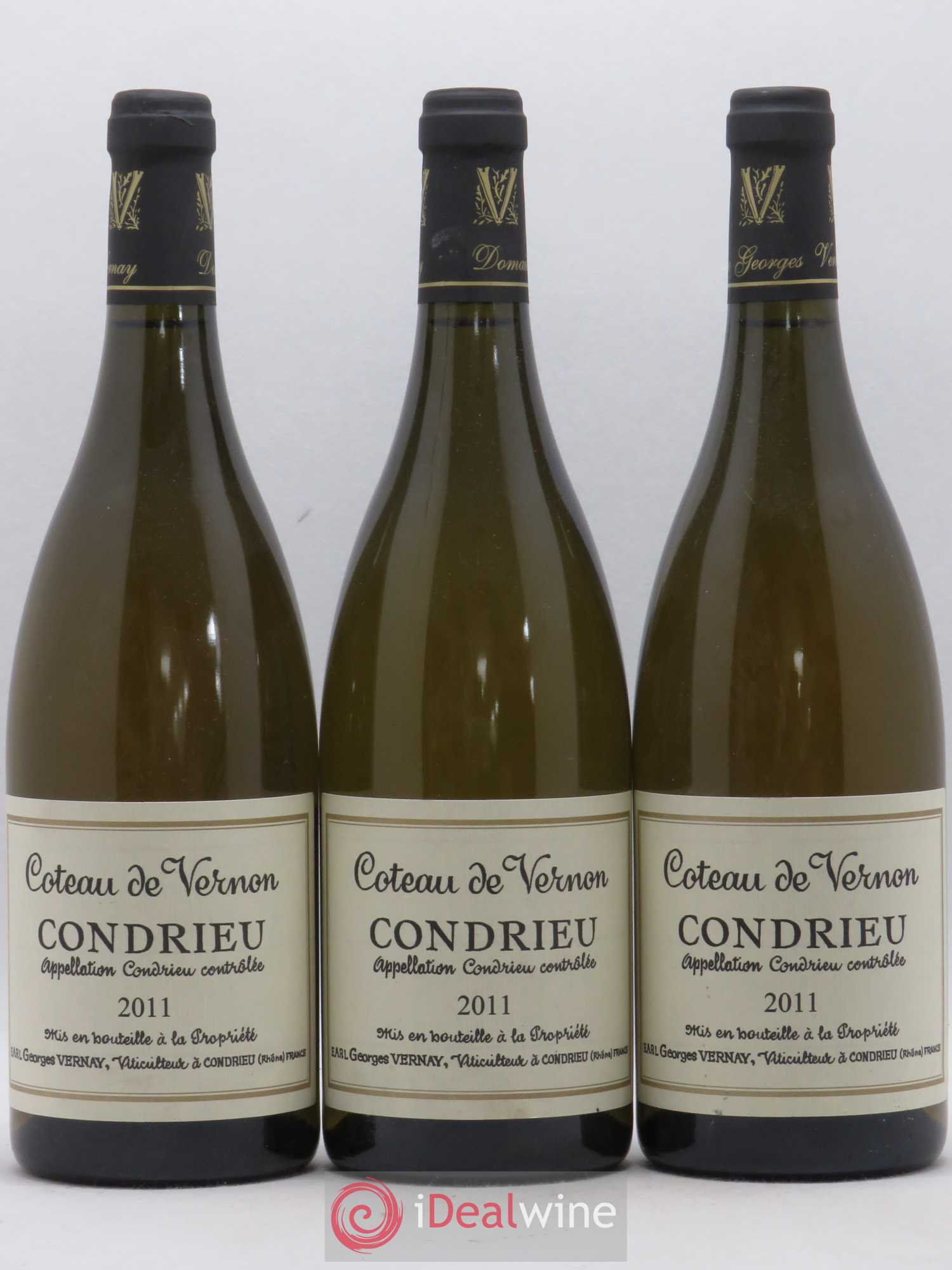 Condrieu Coteau de Vernon Georges Vernay 2011 - Lot de 3 bouteilles - 0