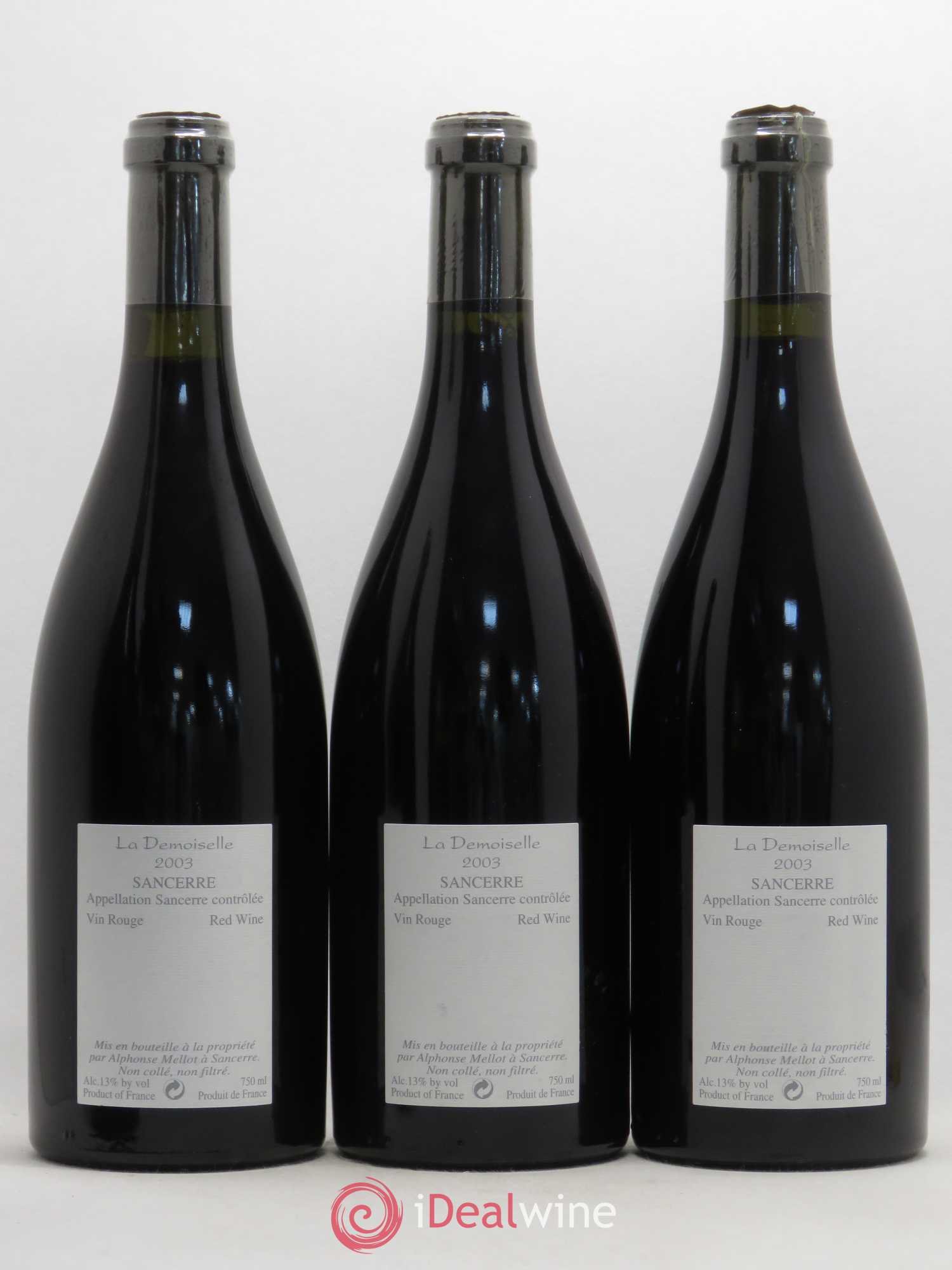 Sancerre La Demoiselle Alphonse Mellot 2003 - Lot de 6 bouteilles - 2