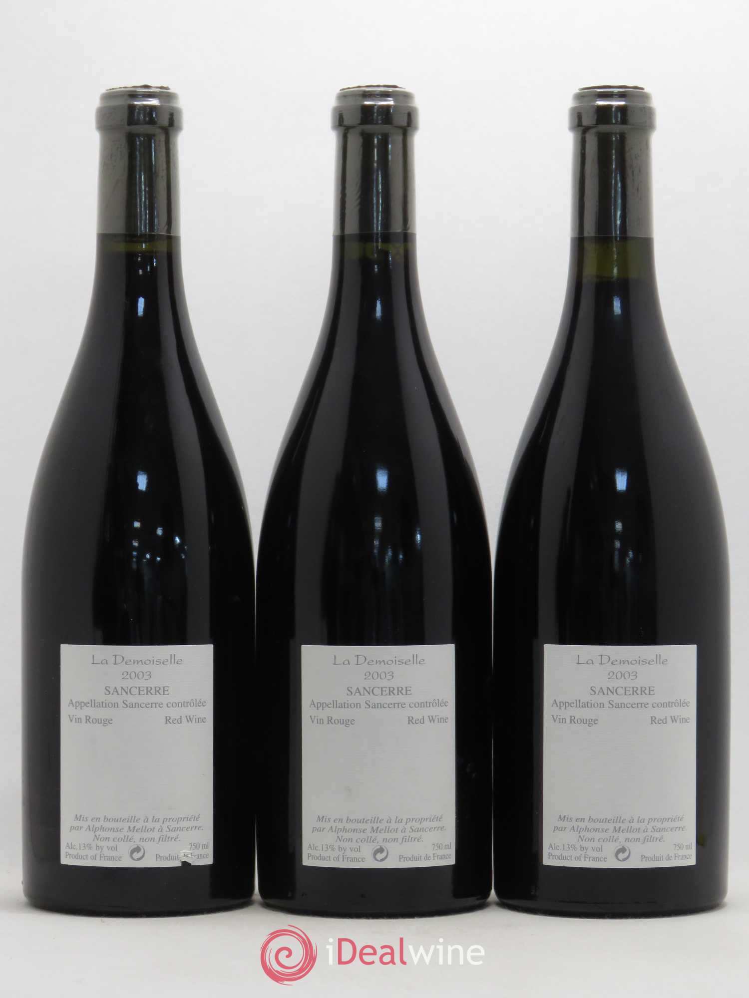 Sancerre La Demoiselle Alphonse Mellot 2003 - Lot de 6 bouteilles - 4