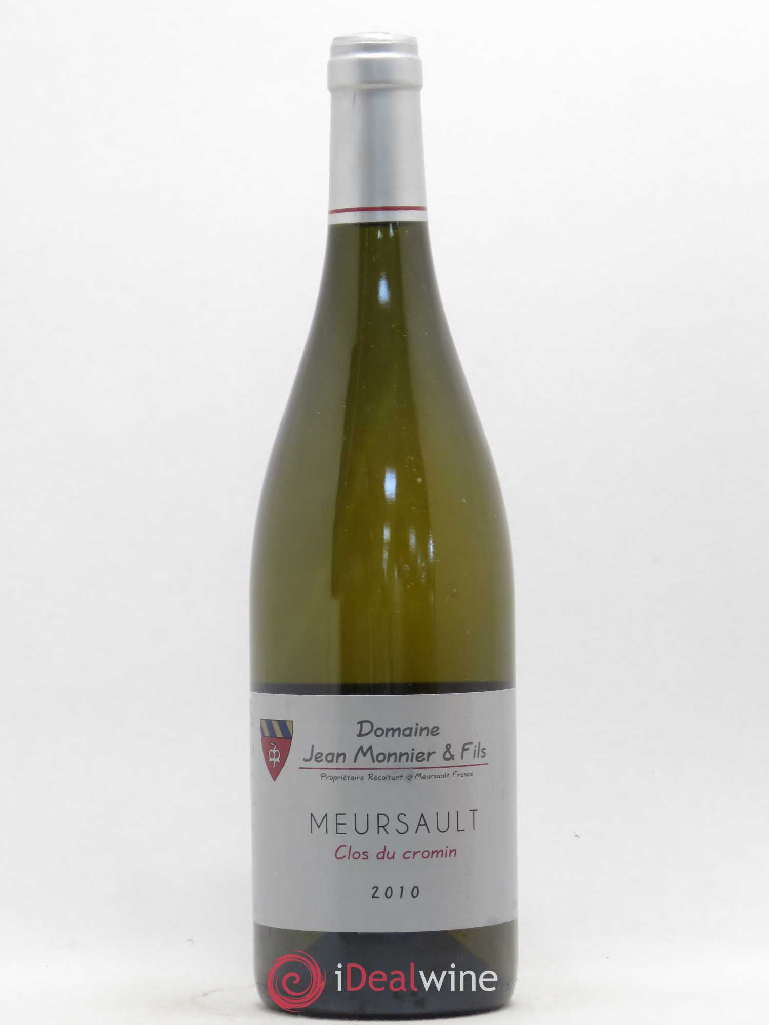 Meursault Clos du Cromin Domaine Jean Monnier 2010 - Posten von 1 Flasche - 0