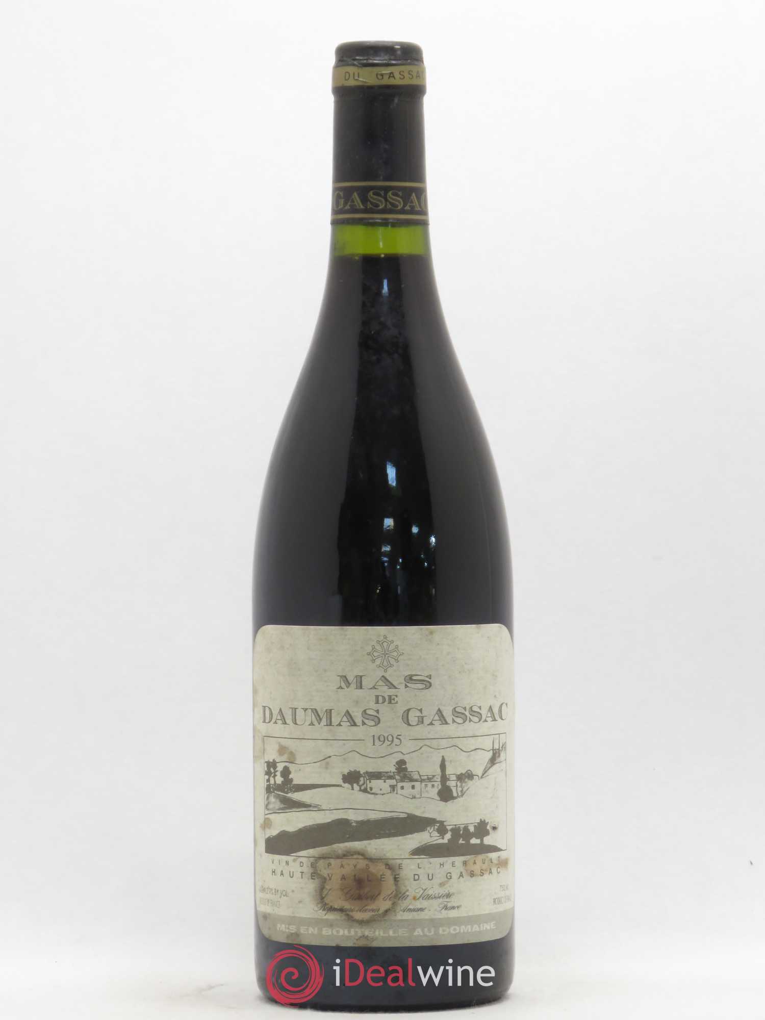 Saint-Guilhem-le-Désert - Cité d'Aniane Mas Daumas Gassac Famille Guibert de La Vaissière (sans prix de réserve) 1995 - Lot de 1 bouteille - 0