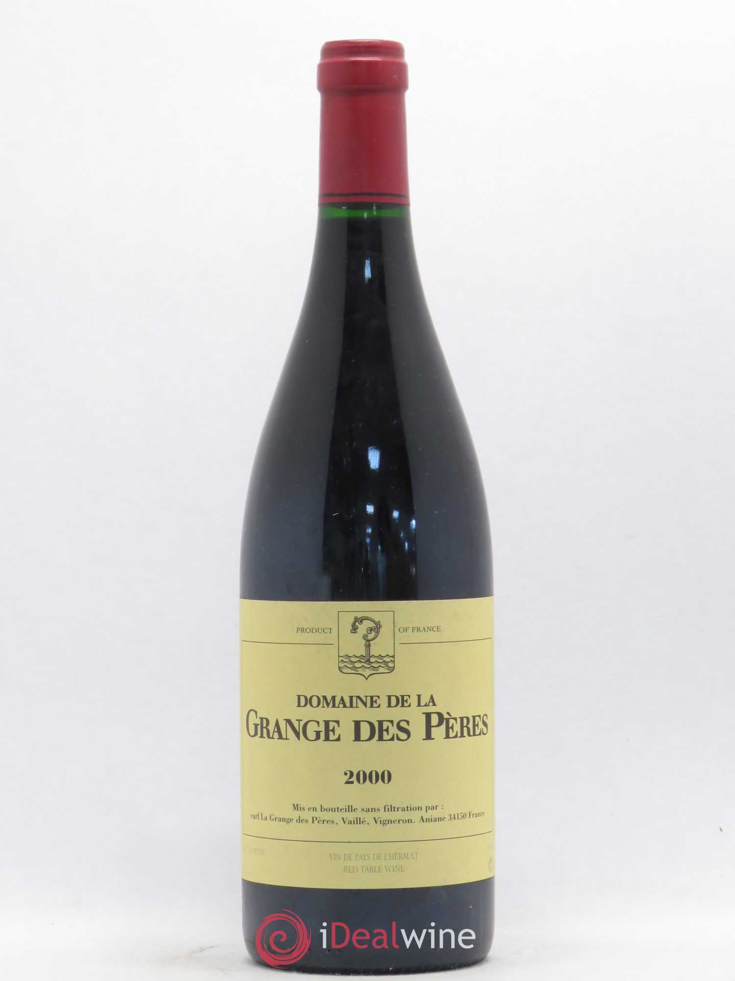 Pays d'Hérault Grange des Pères Laurent Vaillé 2000 - Lot de 1 bouteille - 0