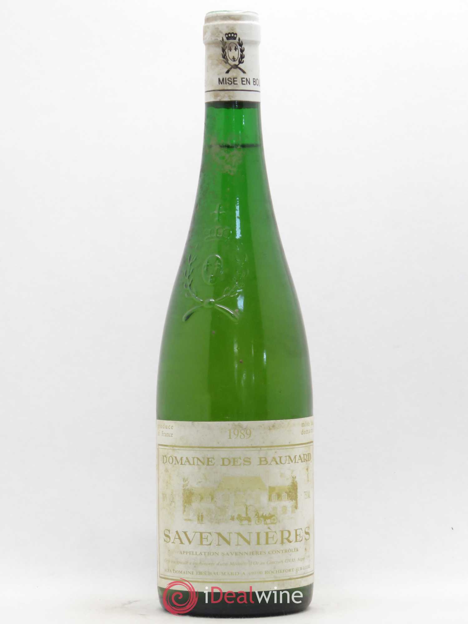 Savennières Domaine des Baumard 1989 - Lot de 1 bouteille - 0