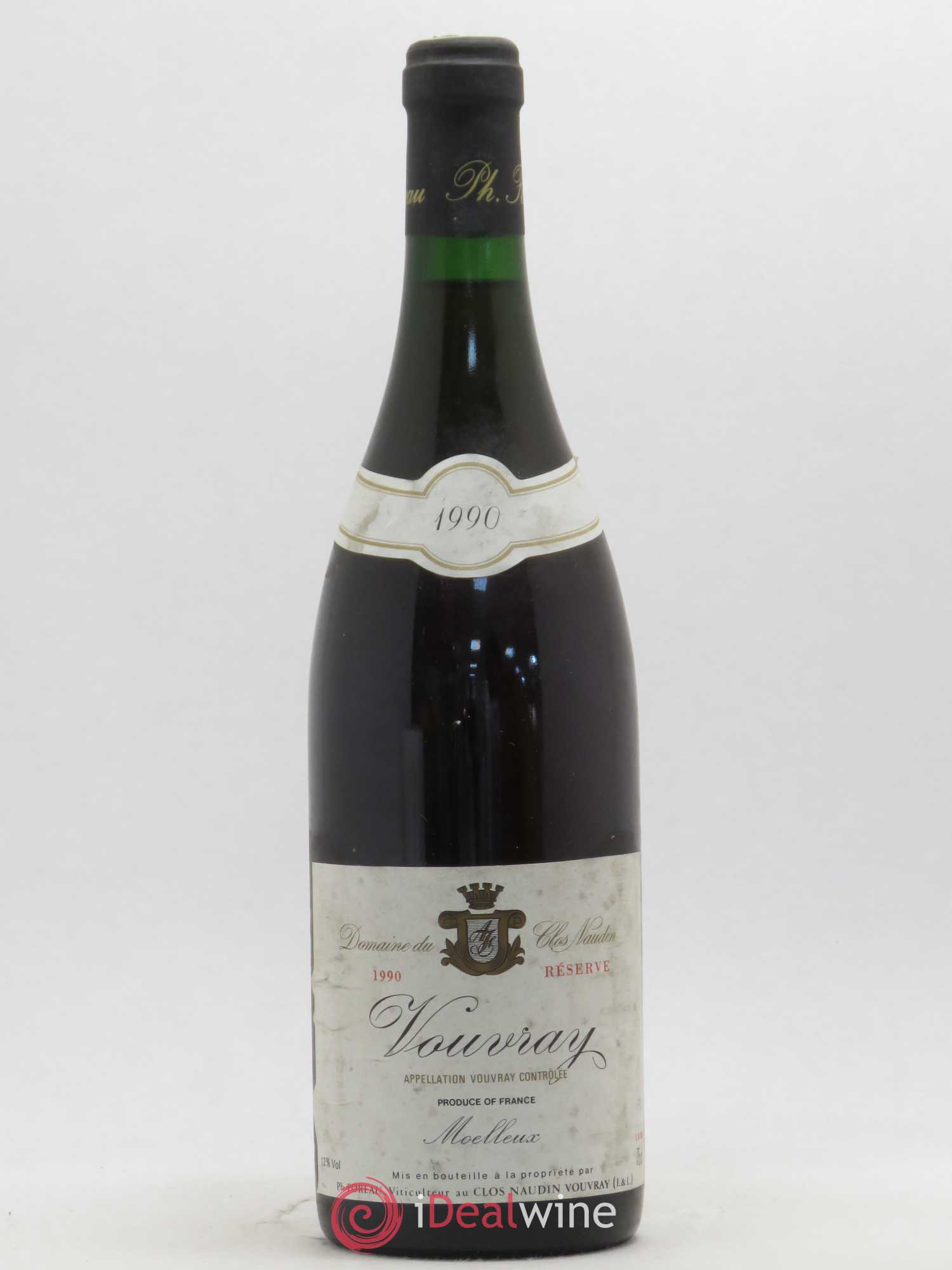 Vouvray Moelleux Réserve Clos Naudin - Philippe Foreau 1990 - Lotto di 1 bottiglia - 0