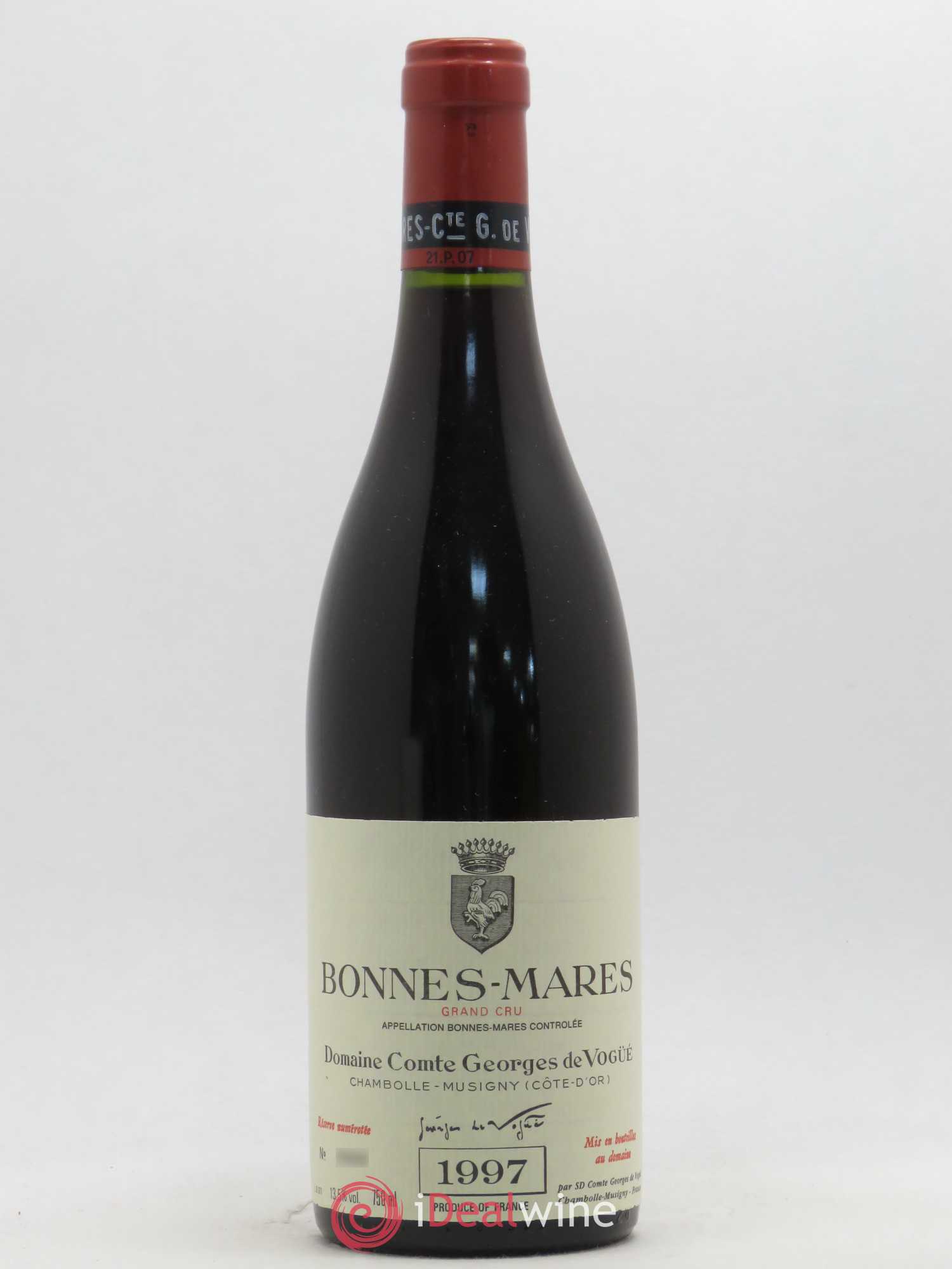 Bonnes-Mares Grand Cru Comte Georges de Vogüé 1997 - Lot de 1 bouteille - 0