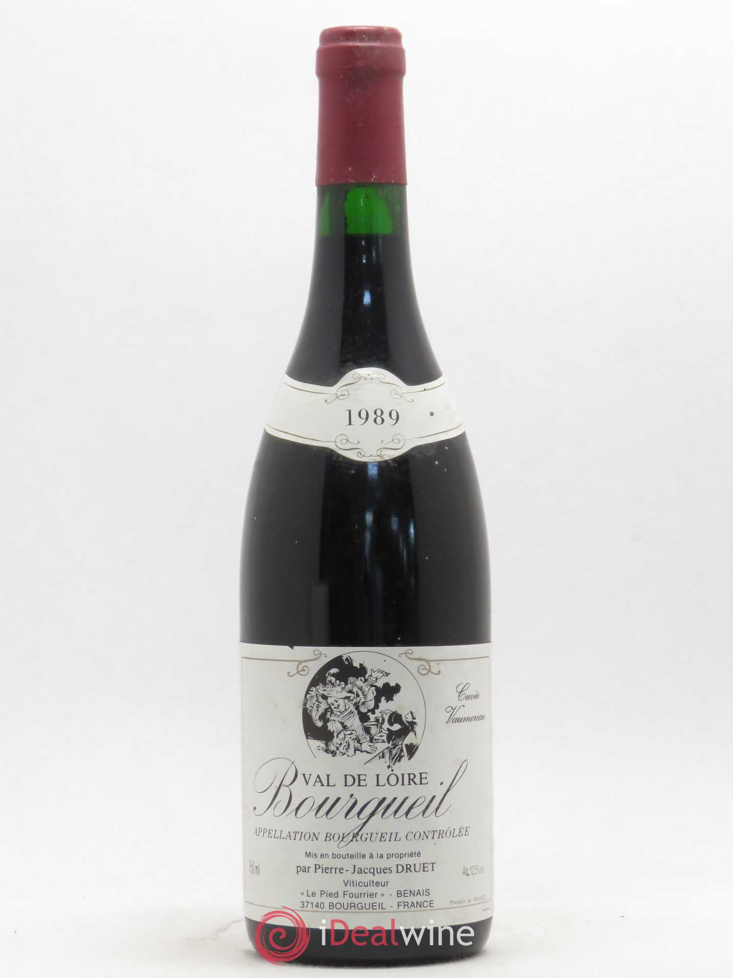 Bourgueil Vaumoreau Pierre Jacques Druet 1989 - Posten von 1 Flasche - 0