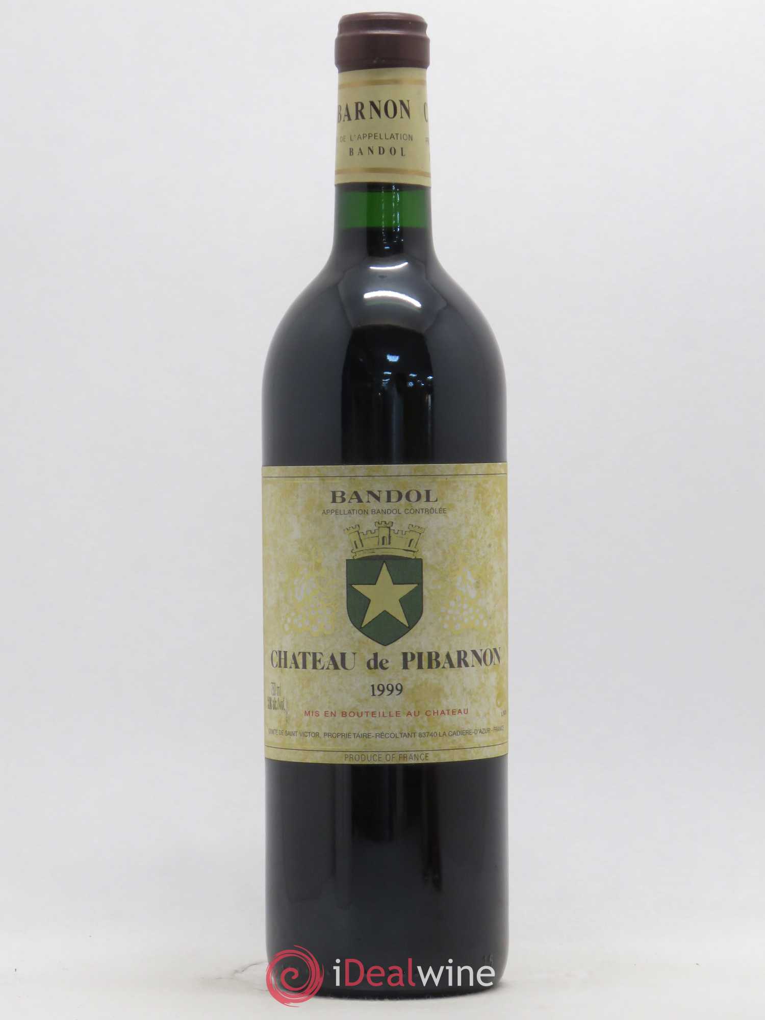 Bandol Château de Pibarnon Comte de Saint-Victor 1999 - Lot de 1 bouteille - 0