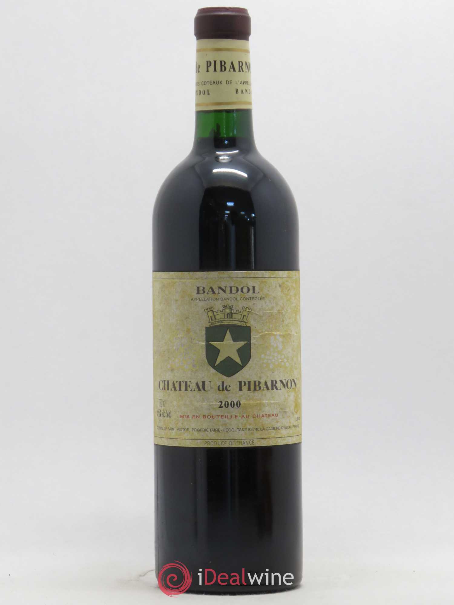 Bandol Château de Pibarnon Comte de Saint-Victor 2000 - Lot de 1 bouteille - 0