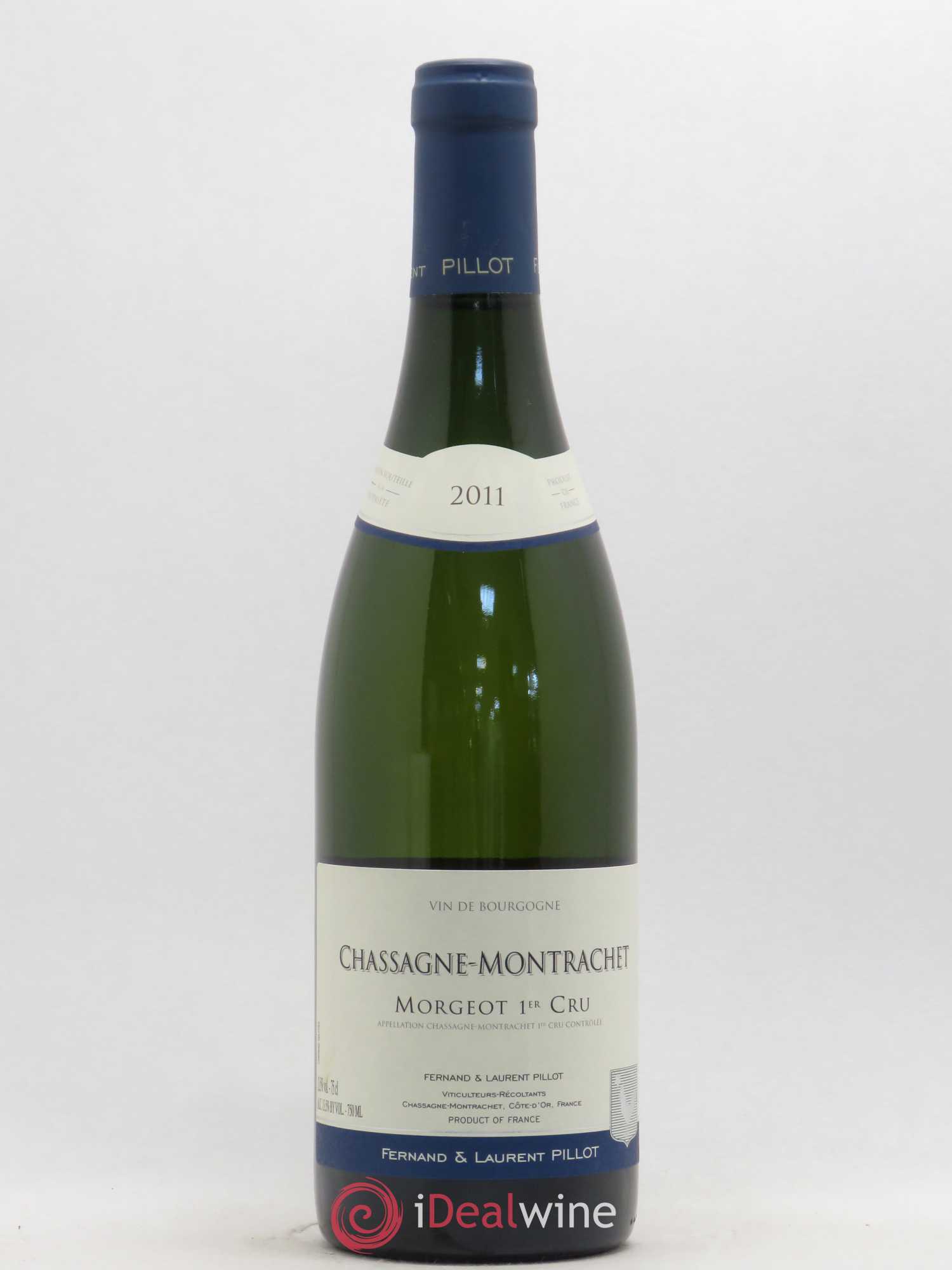 Chassagne-Montrachet 1er Cru Fernand et Laurent Pillot 2011 - Lot de 1 bouteille - 0