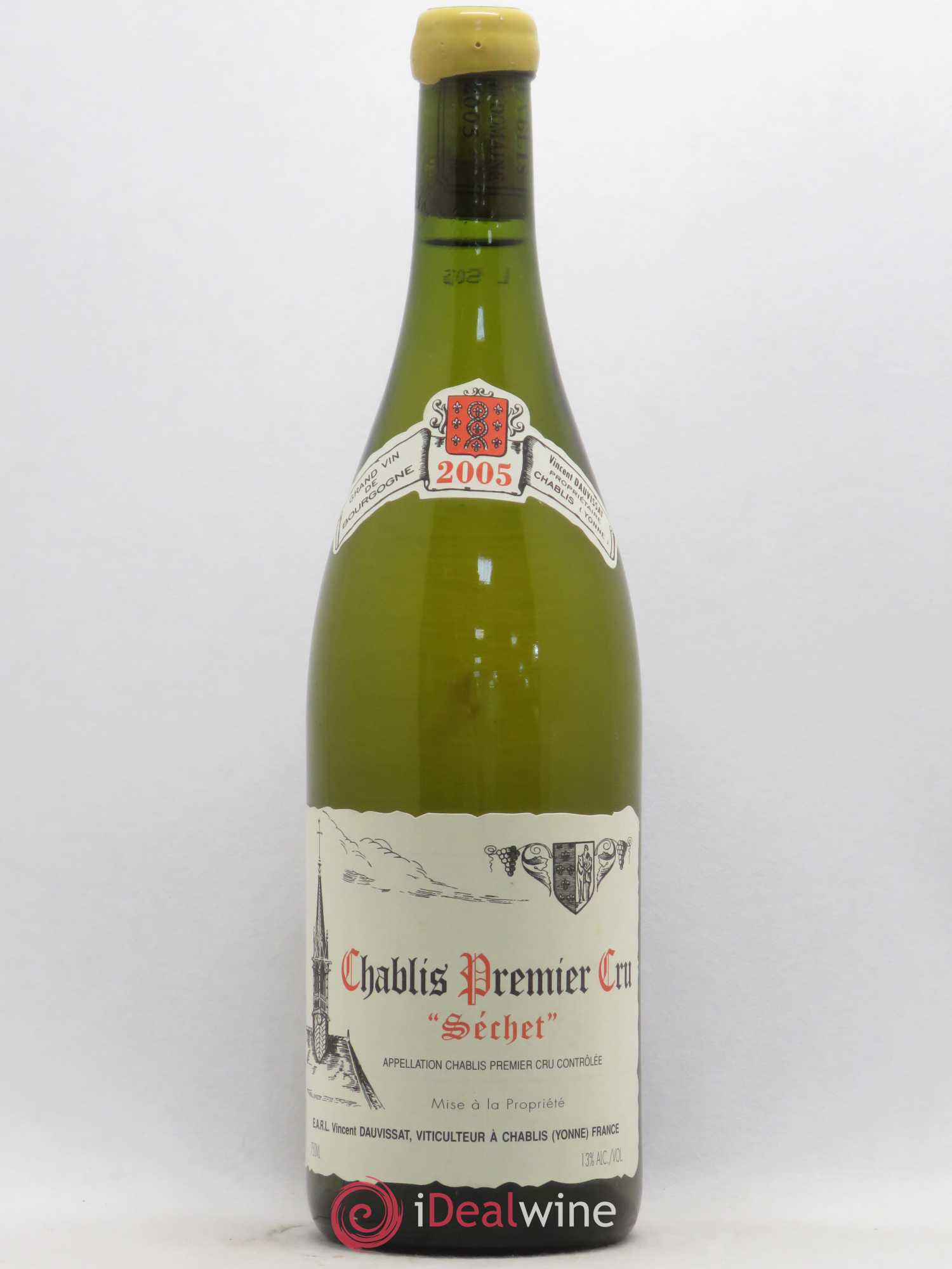 Chablis 1er Cru Séchet Vincent Dauvissat (Domaine) 2005 - Lot de 1 bouteille - 0