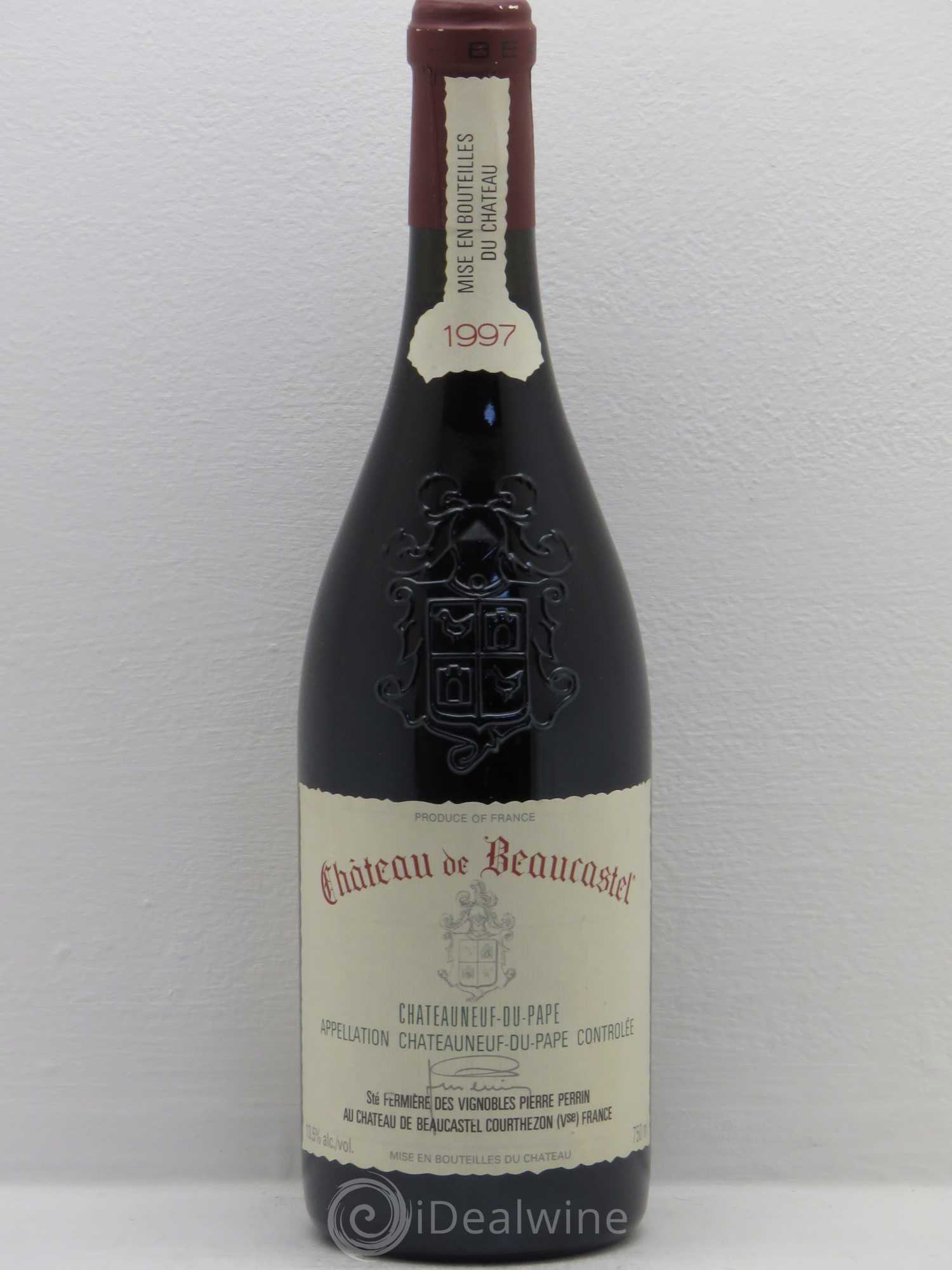 Châteauneuf-du-Pape Château de Beaucastel Famille Perrin 1997 - Lot de 1 bouteille - 0