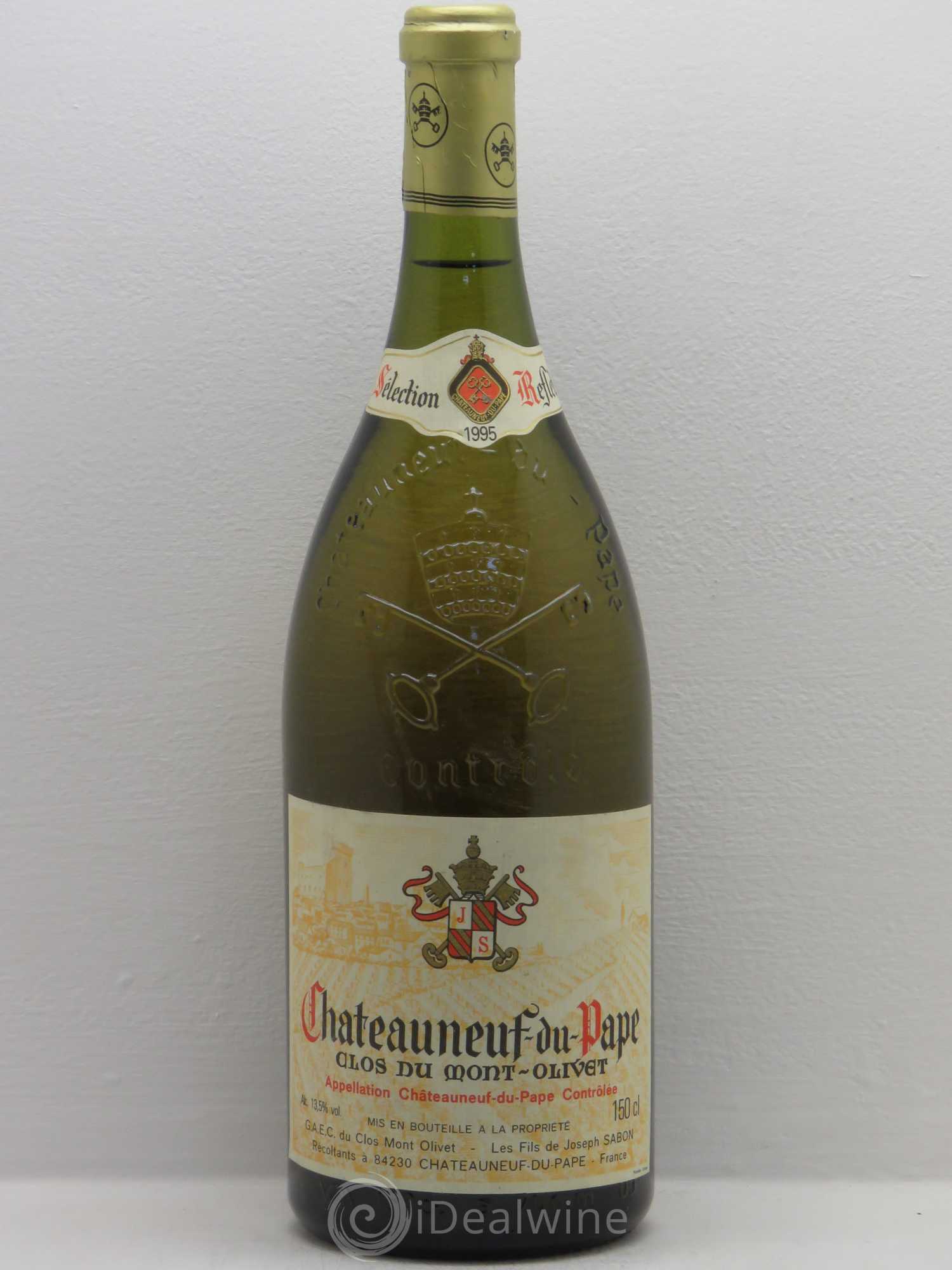 Châteauneuf-du-Pape Clos du Mont-Olivet 1995 - Lot de 1 magnum - 0