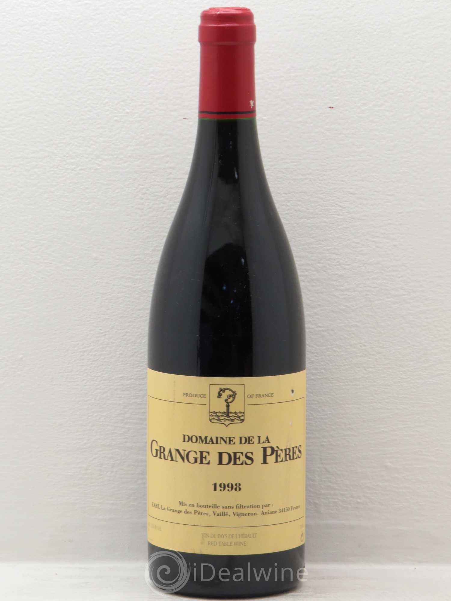 Pays d'Hérault Grange des Pères Laurent Vaillé 1998 - Lot de 1 bouteille - 0