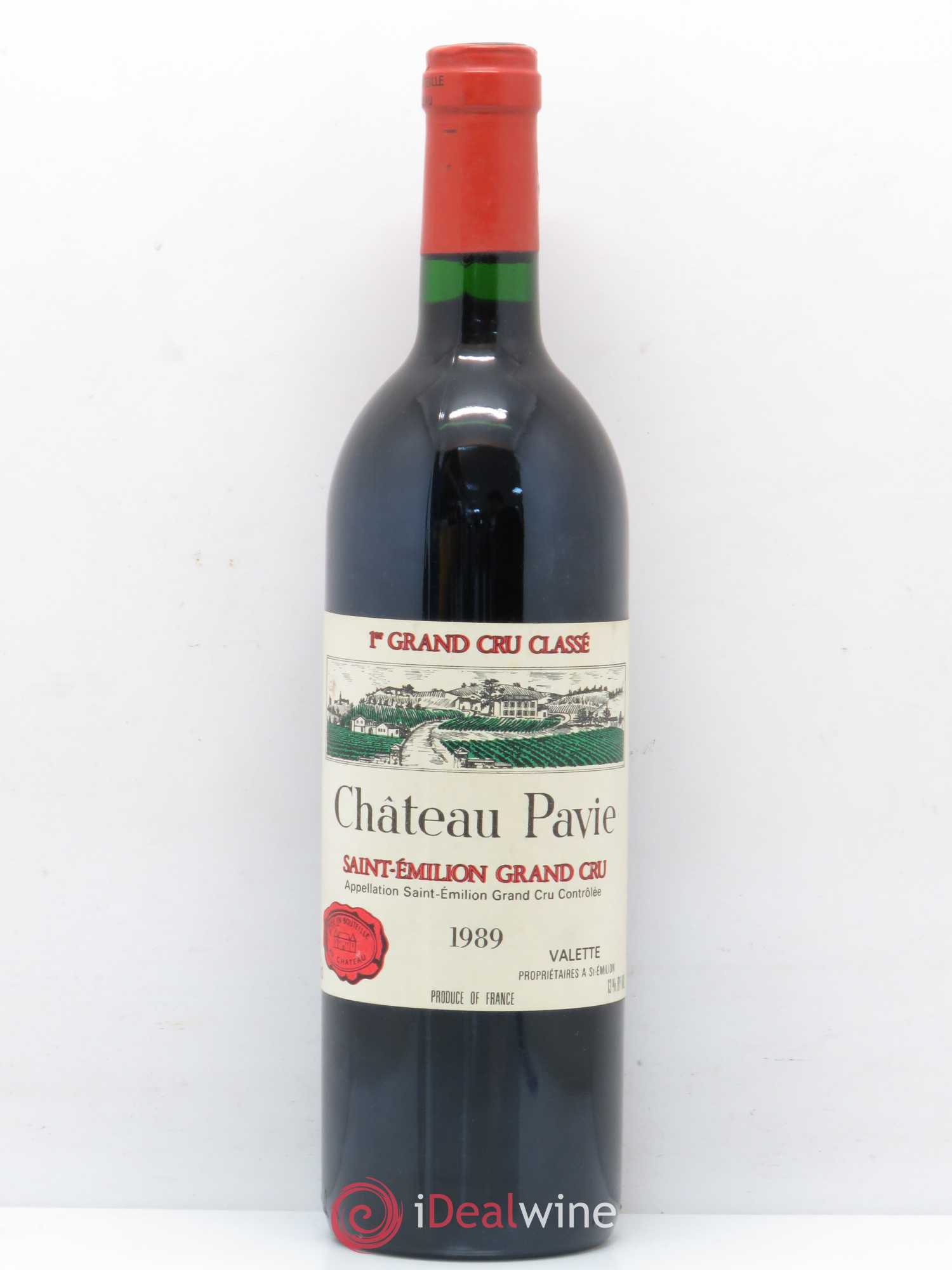 Château Pavie 1er Grand Cru Classé A 1989 - Lot de 1 bouteille - 0