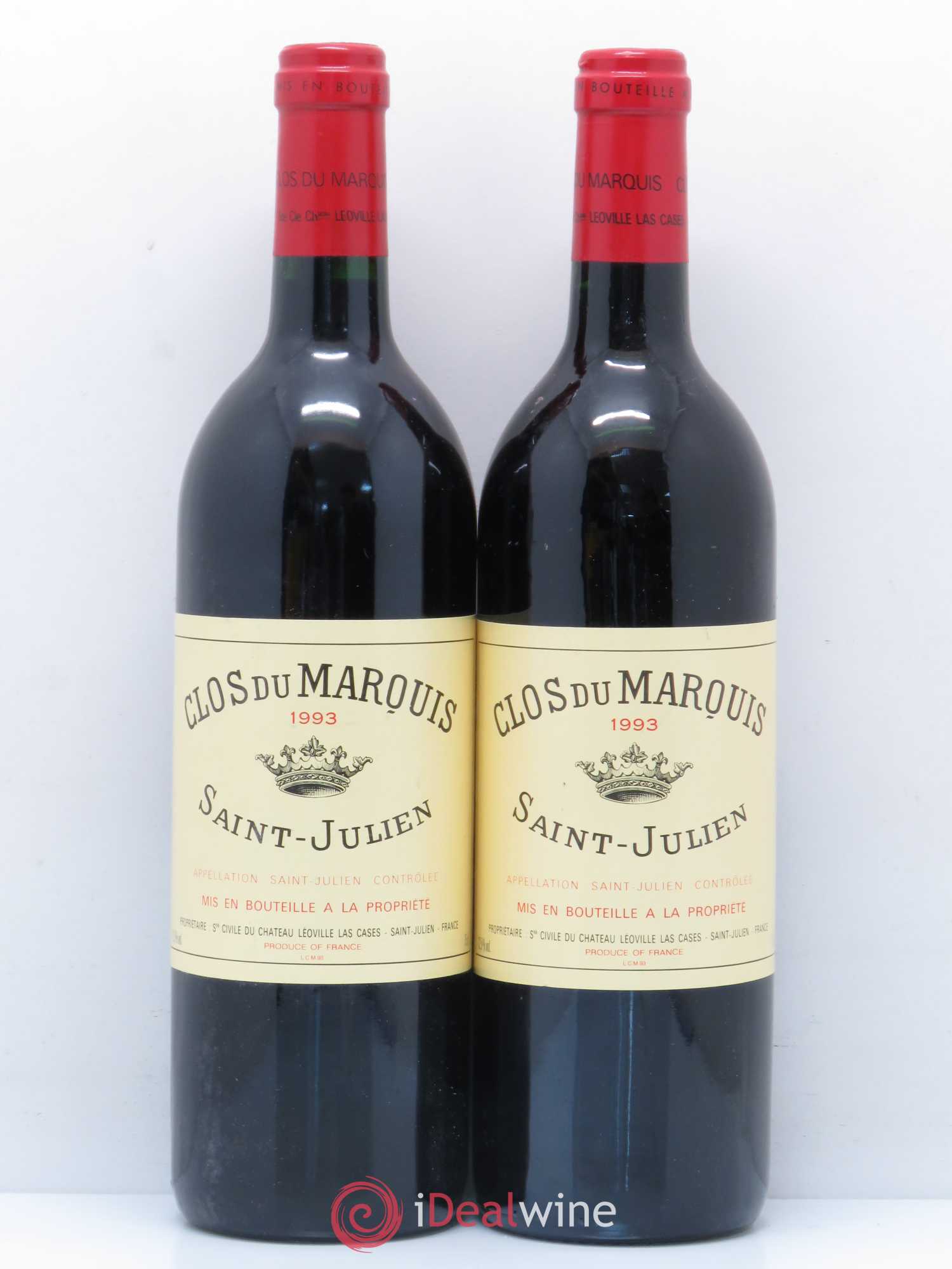 Clos du Marquis 1993 - Lot de 2 bouteilles - 0