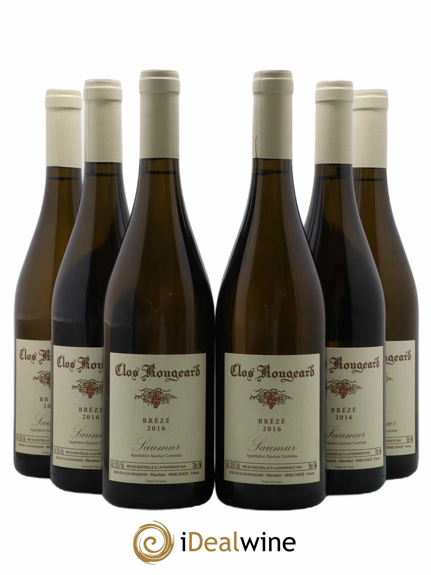 Saumur Brézé Clos Rougeard 2016 - Lot de 6 bouteilles - 0