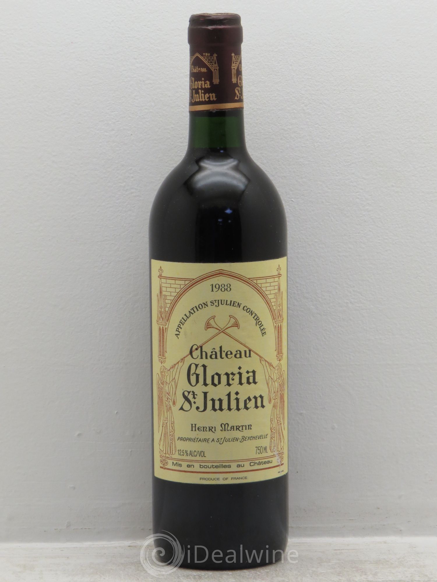 Château Gloria 1988 - Lot de 1 bouteille - 0