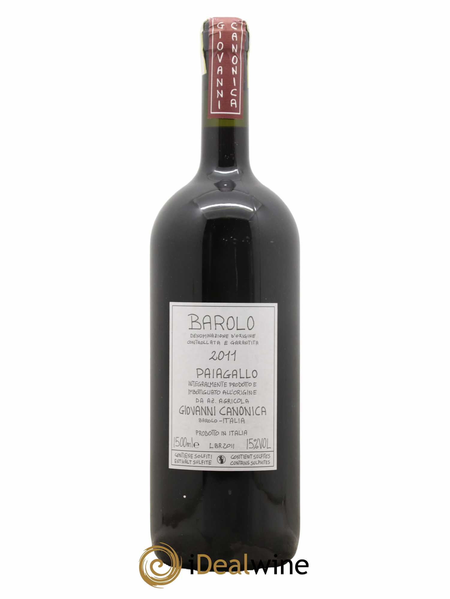 Barolo DOCG Paiagallo Giovanni Canonica 2011 - Lot de 1 magnum - 0
