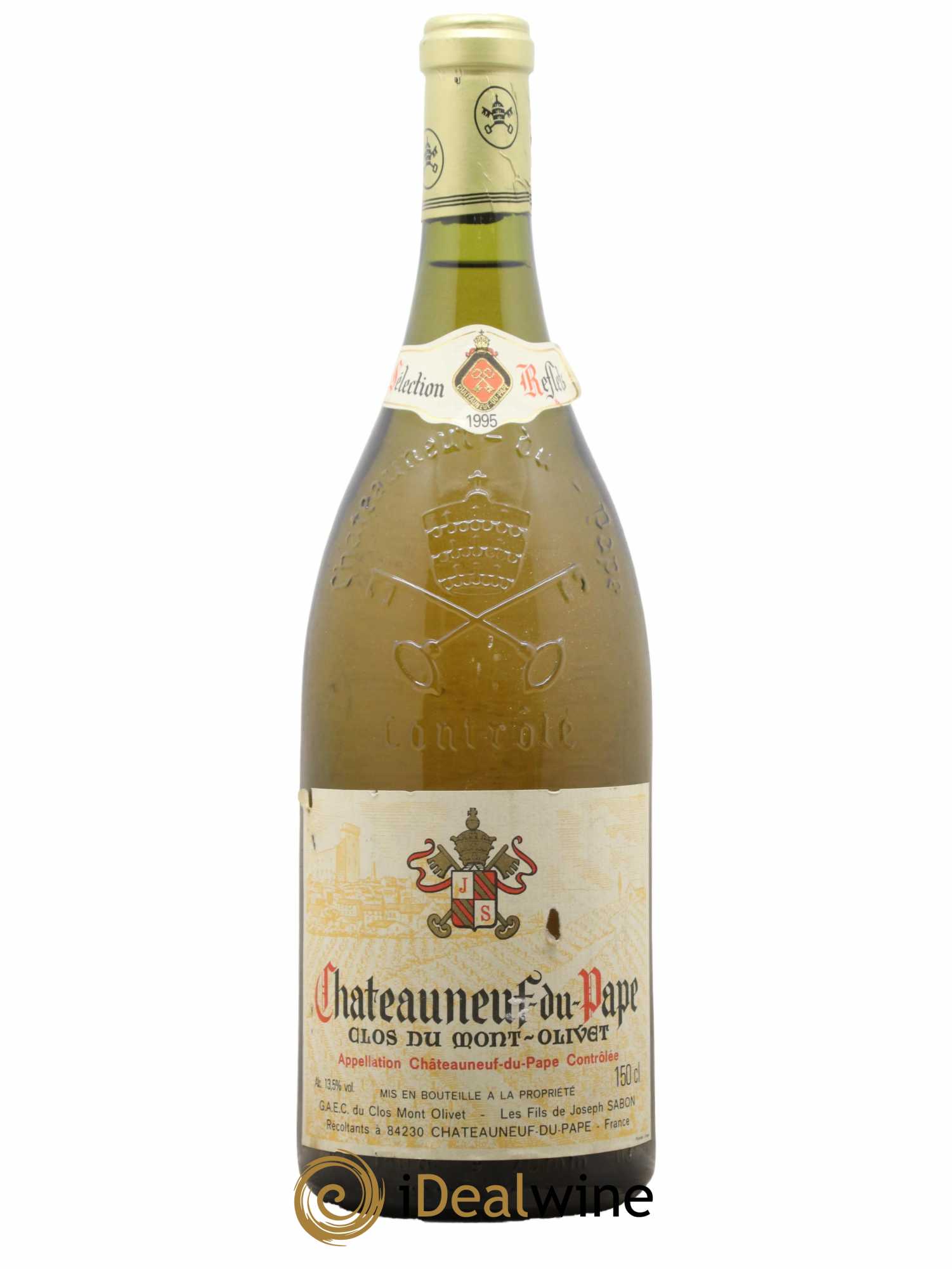 Châteauneuf-du-Pape Clos du Mont-Olivet 1995 - Lot de 1 magnum - 0