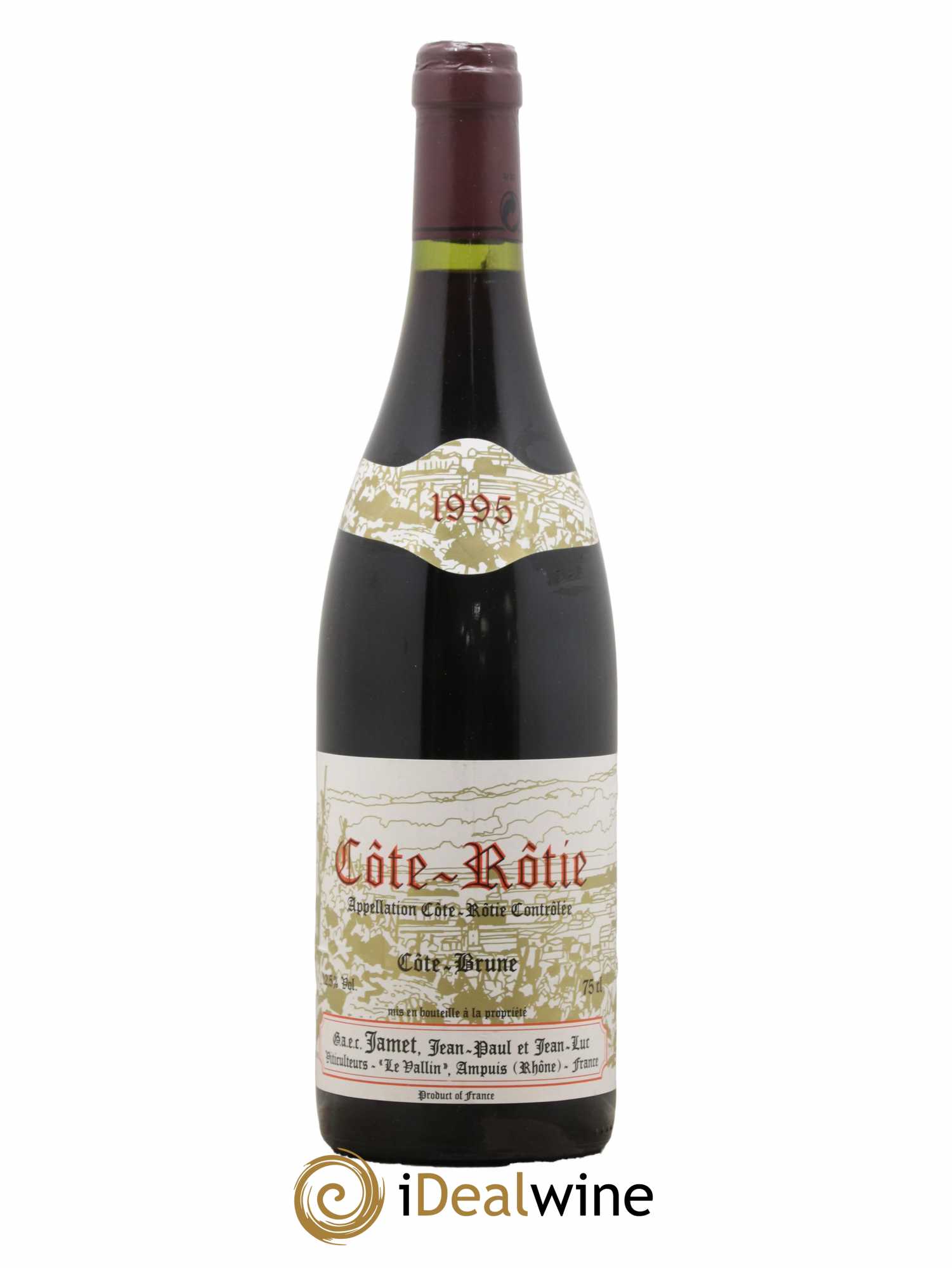 Côte-Rôtie Côte Brune Jamet (Domaine) 1995 - Lot de 1 bouteille - 0