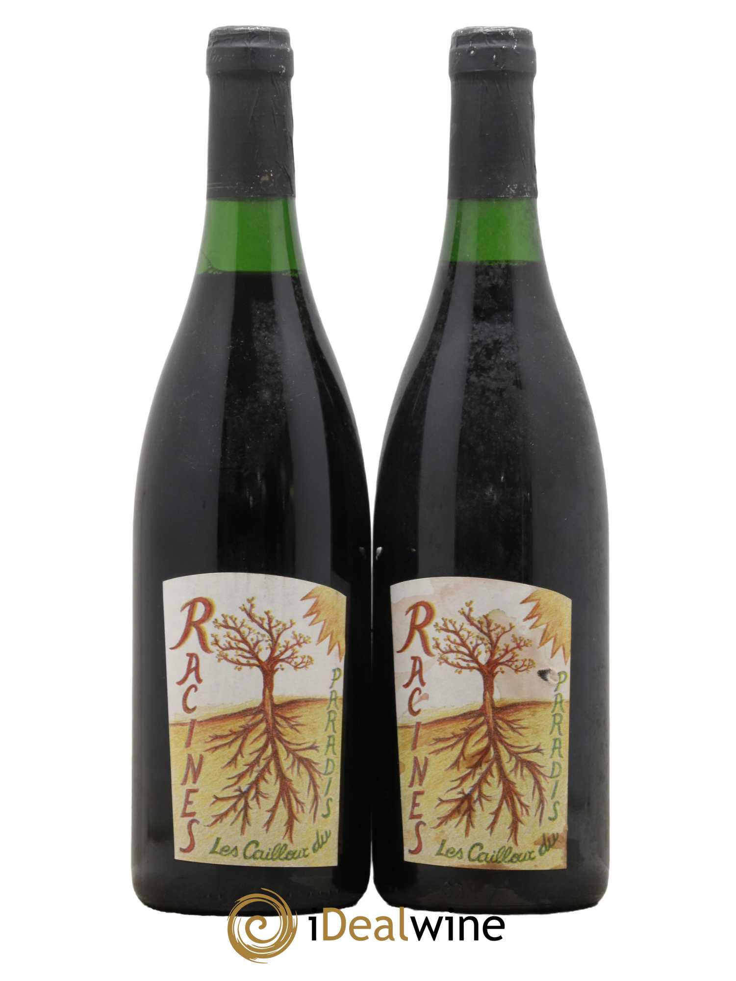 Vin de France Racines Les Cailloux du Paradis - Claude Courtois 1998 - Lot de 2 bouteilles - 0