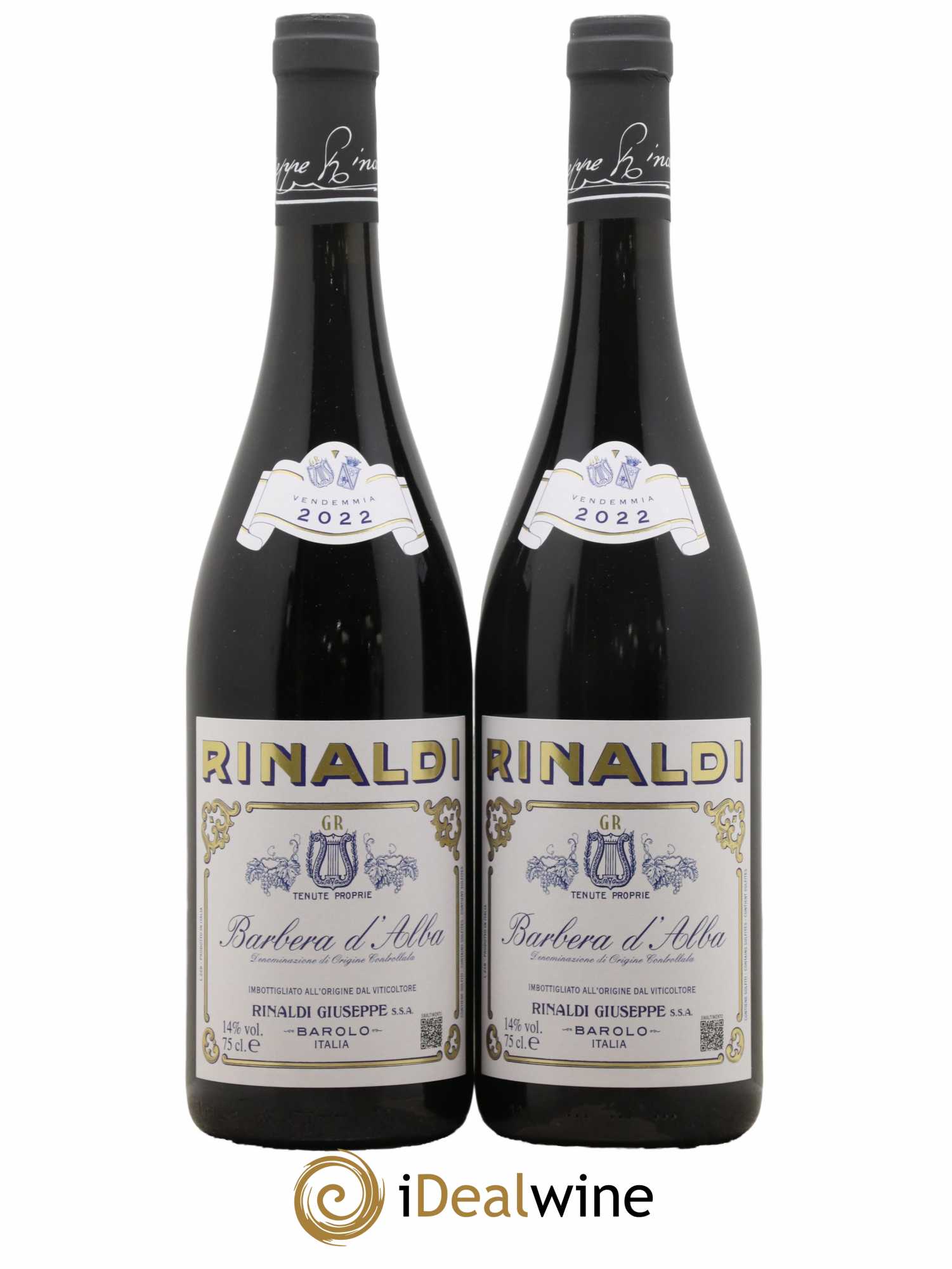 Barbera d'Alba Giuseppe Rinaldi 2022 - Lotto di 2 bottiglie - 0