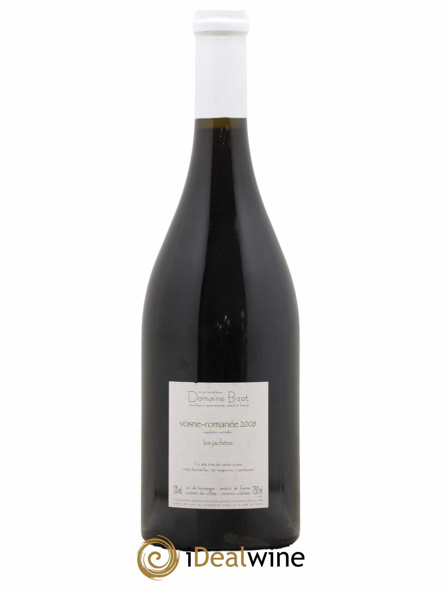 Vosne-Romanée Les Jachées Bizot (Domaine) 2008 - Lot de 1 bouteille - 1