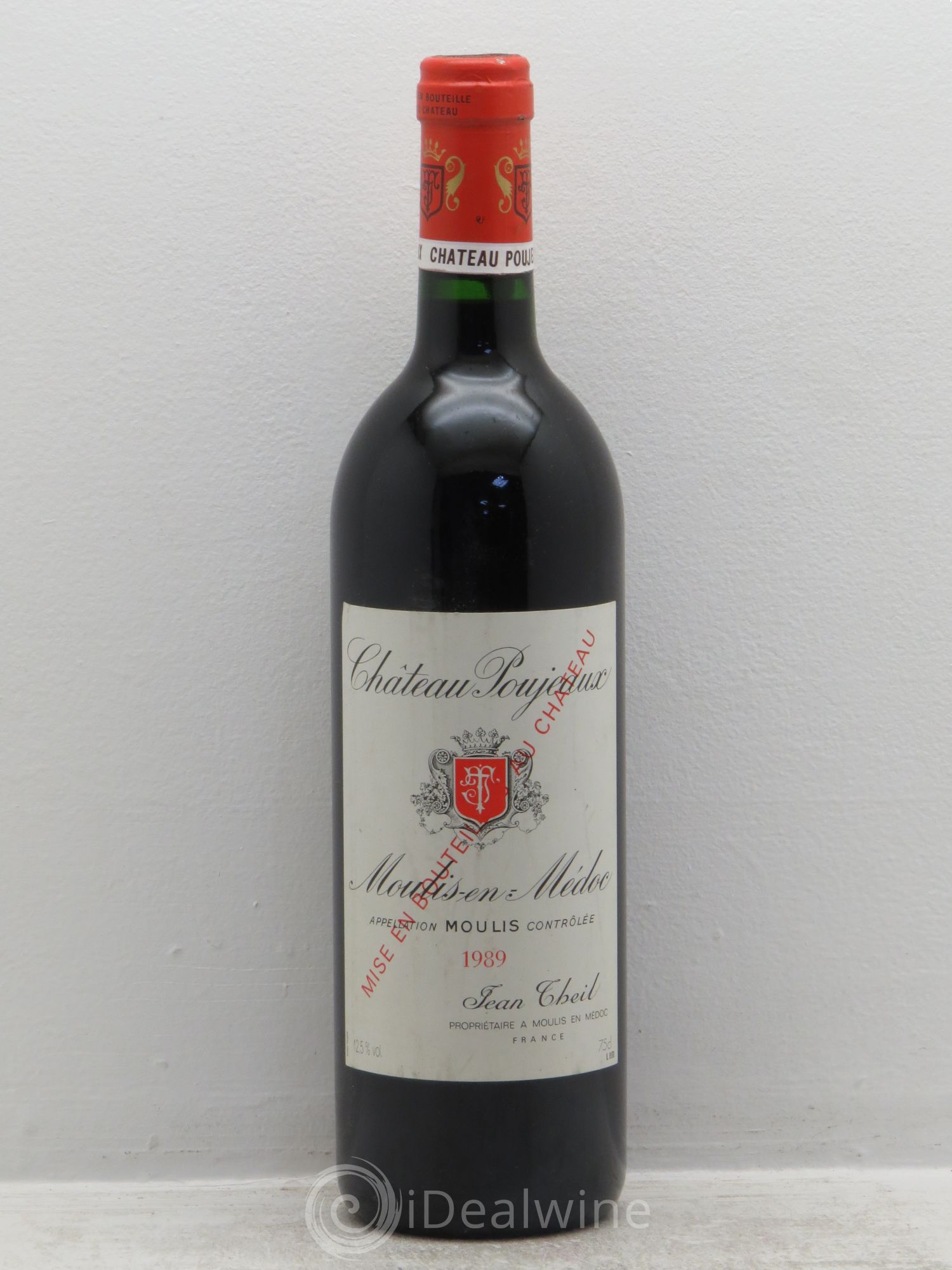 Château Poujeaux 1989 - Lot de 1 bouteille - 0