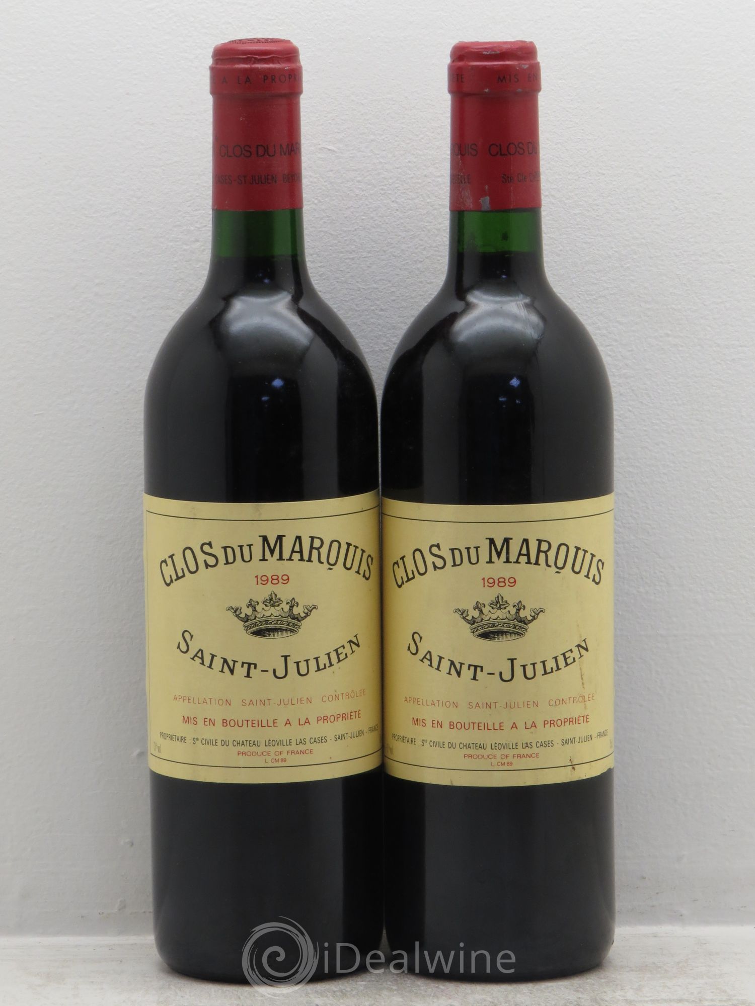 Clos du Marquis 1989 - Lot de 2 bouteilles - 0