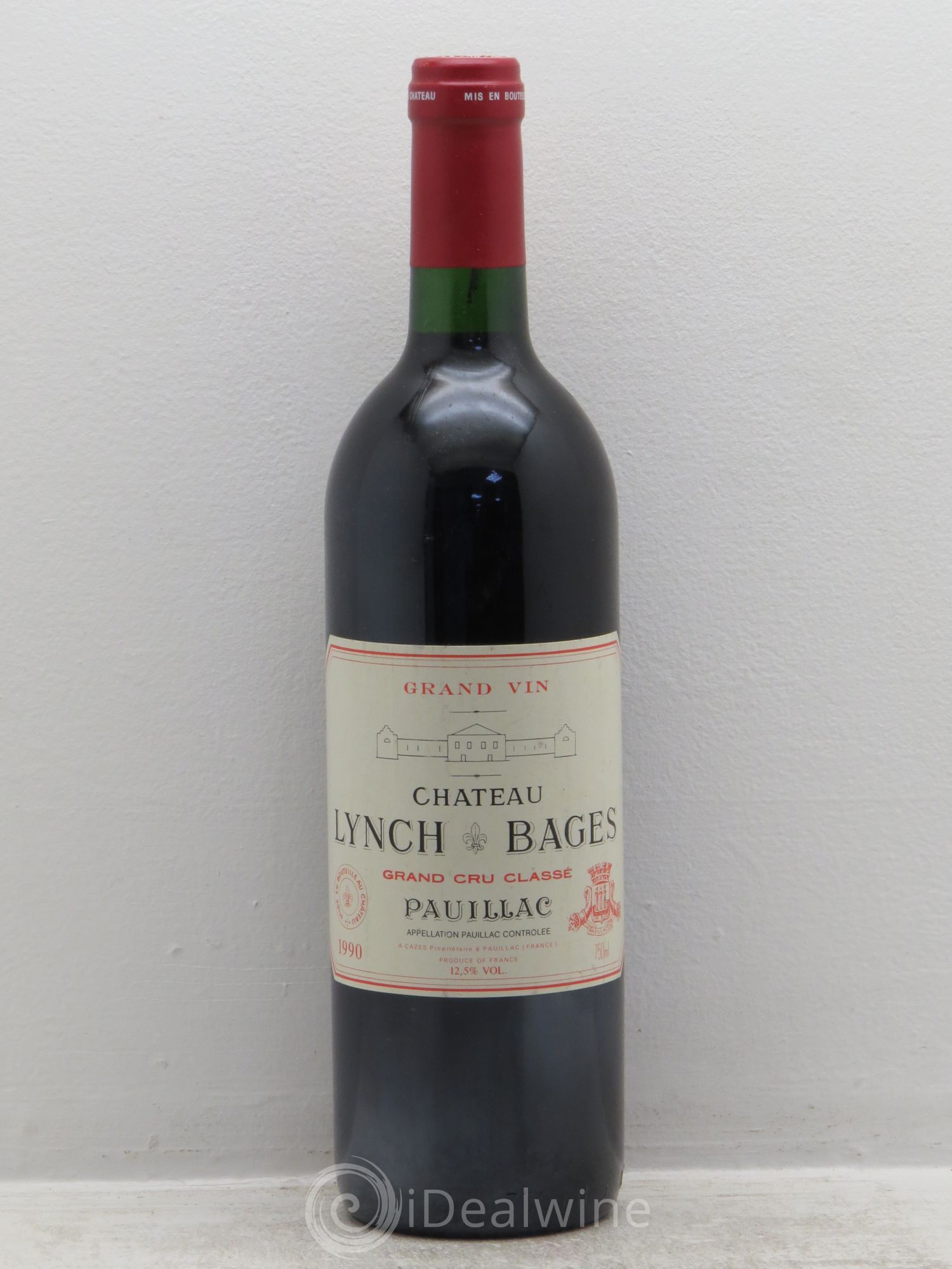 Château Lynch Bages 5ème Grand Cru Classé 1990 - Lot de 1 bouteille - 0