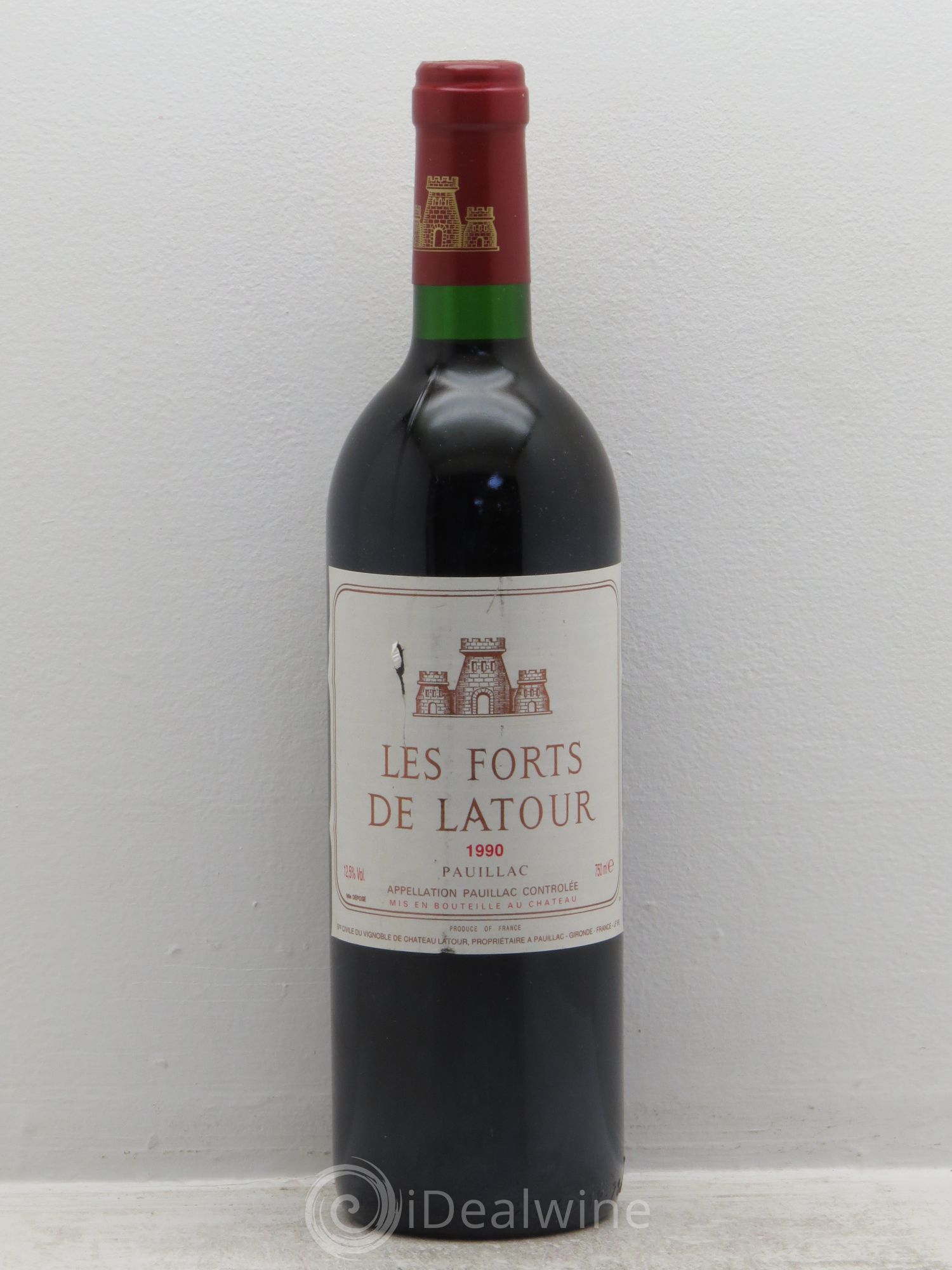 Les Forts de Latour Second Vin 1990 - Lot de 1 bouteille - 0